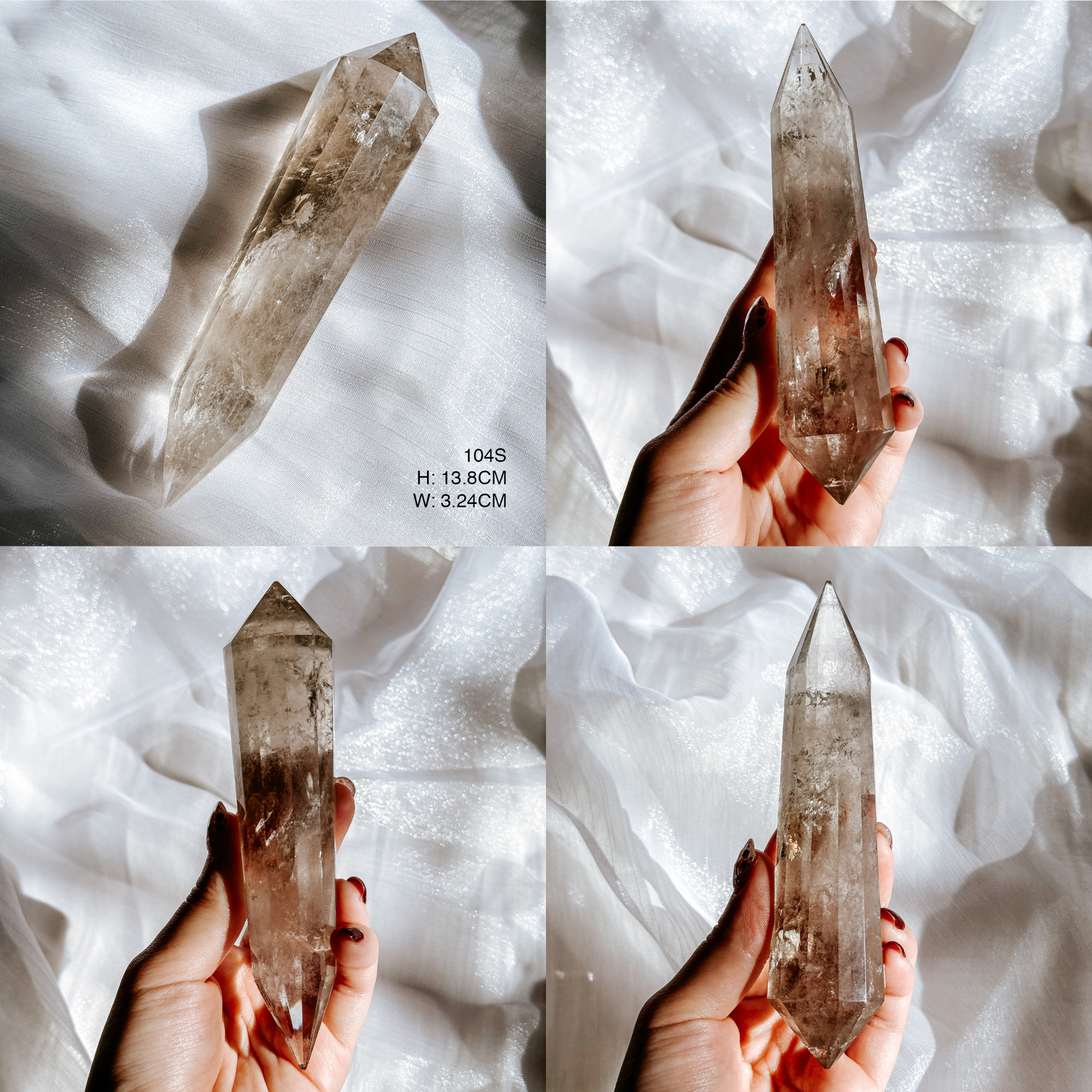 Smoky Quartz Vogel Wands
