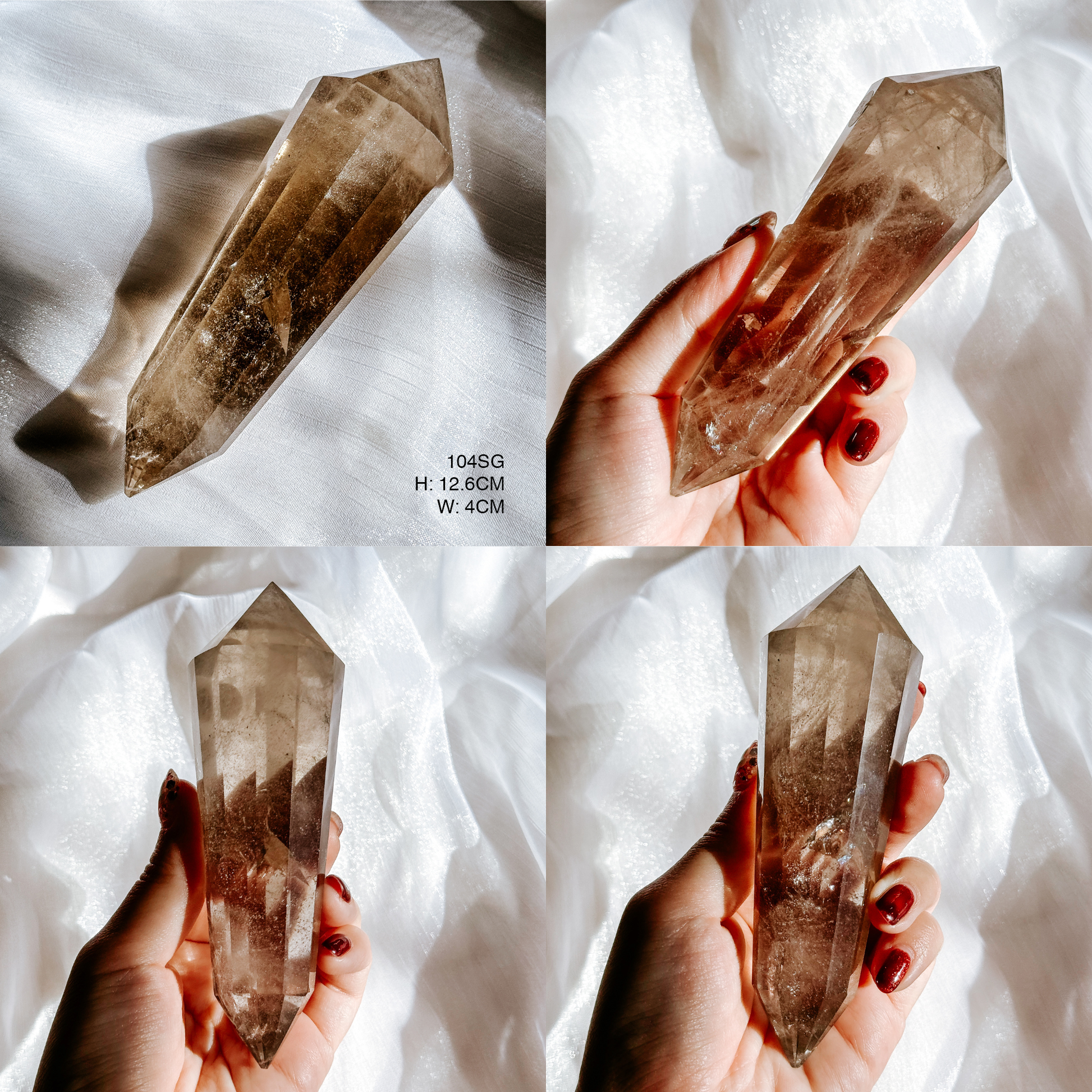Smoky Quartz Vogel Wands