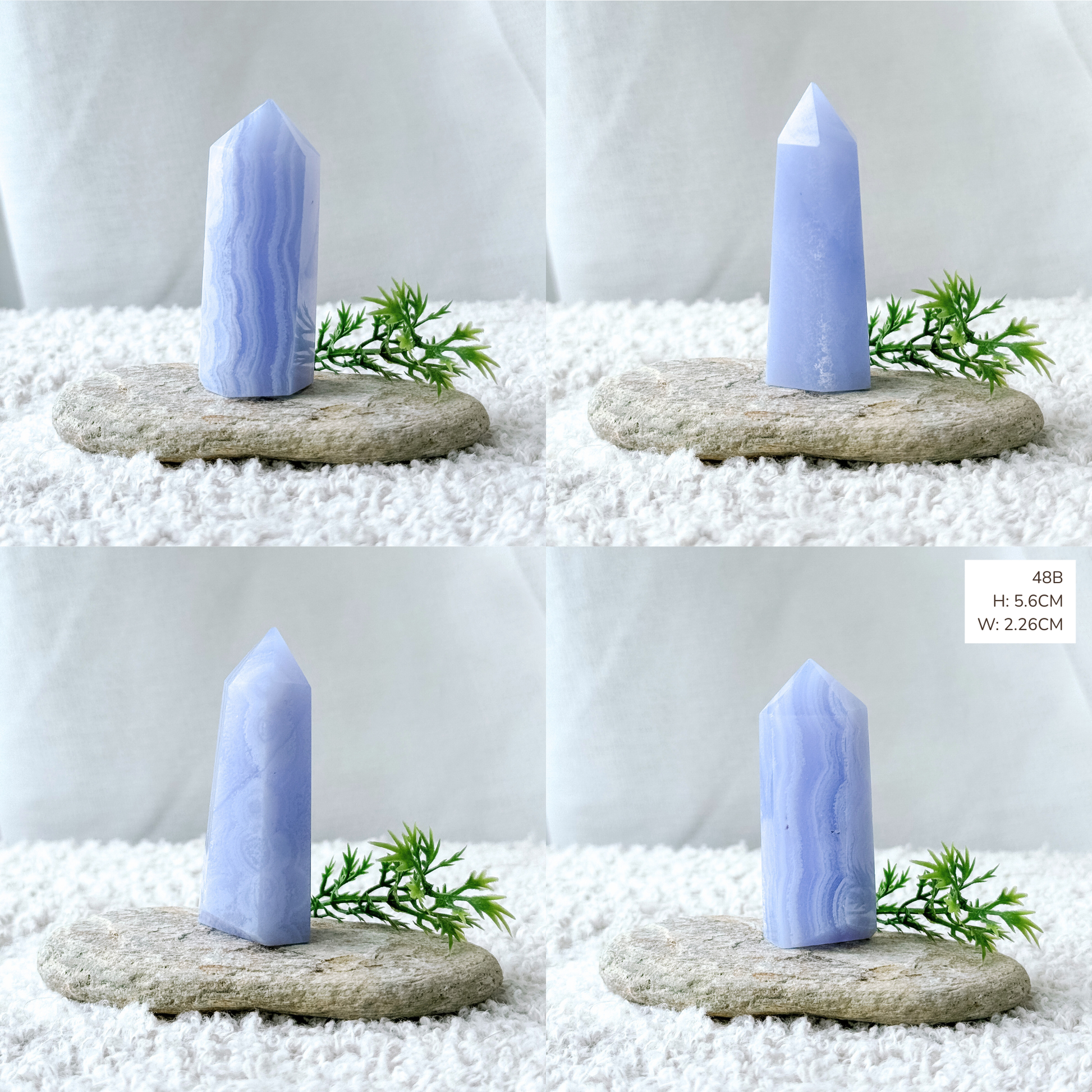 Blue Lace Agate Towers