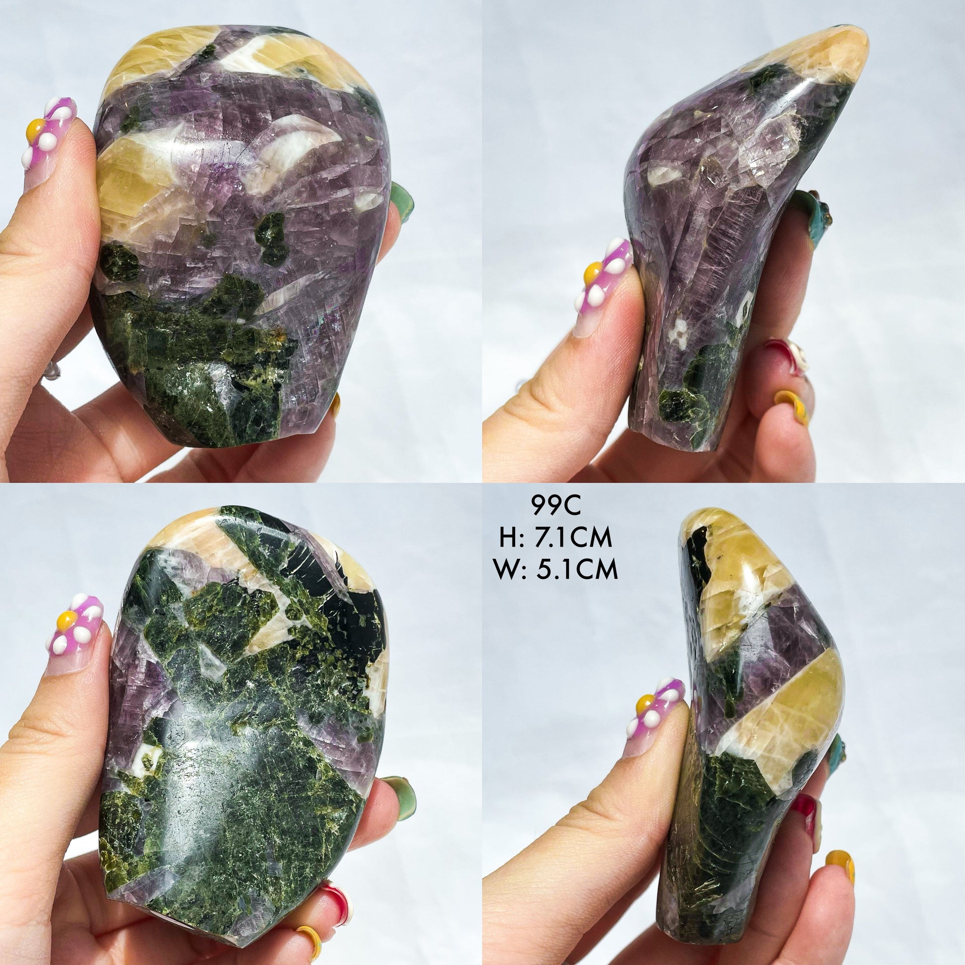 Rare Anhydrite Freeforms from Madagascar