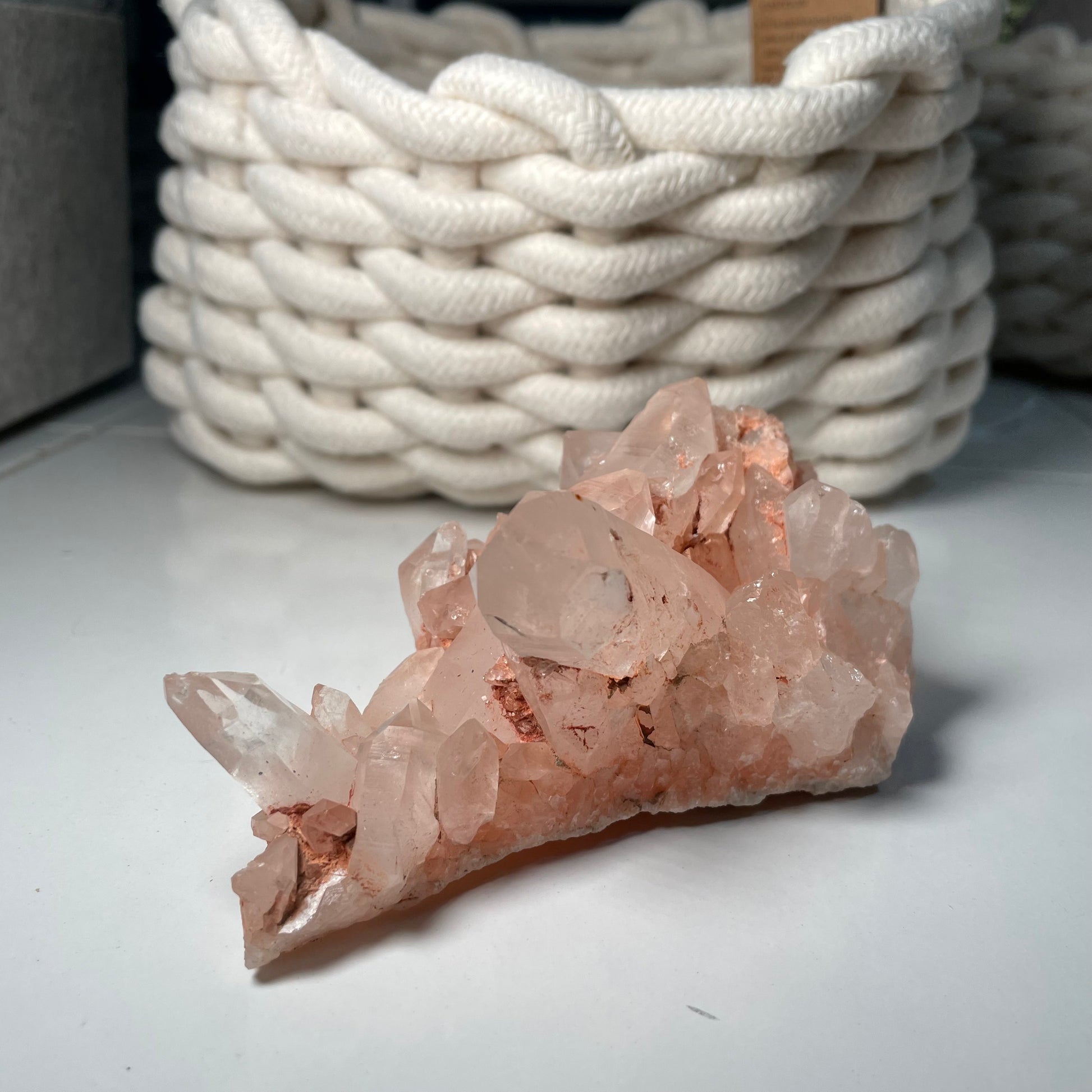 Samādhi Pink Himalayan Nirvana Record Keeper Quartz Cluster