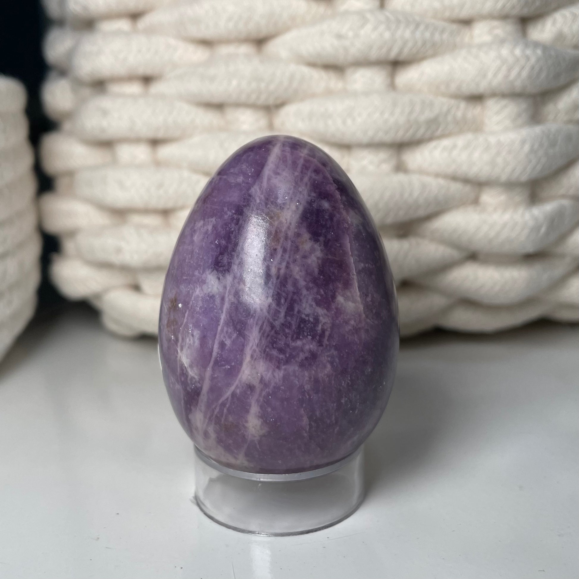 Lepidolite Egg