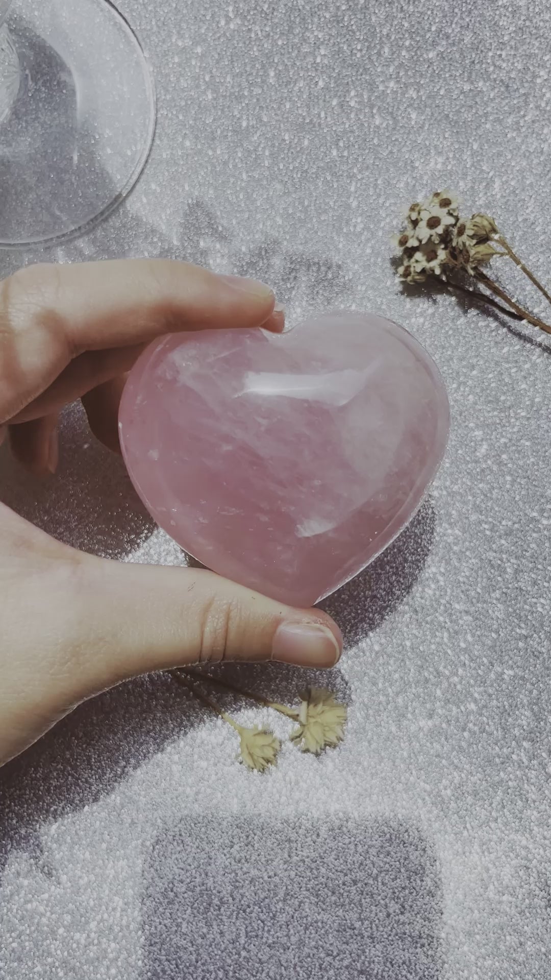 Rose Quartz Madagascar Heart