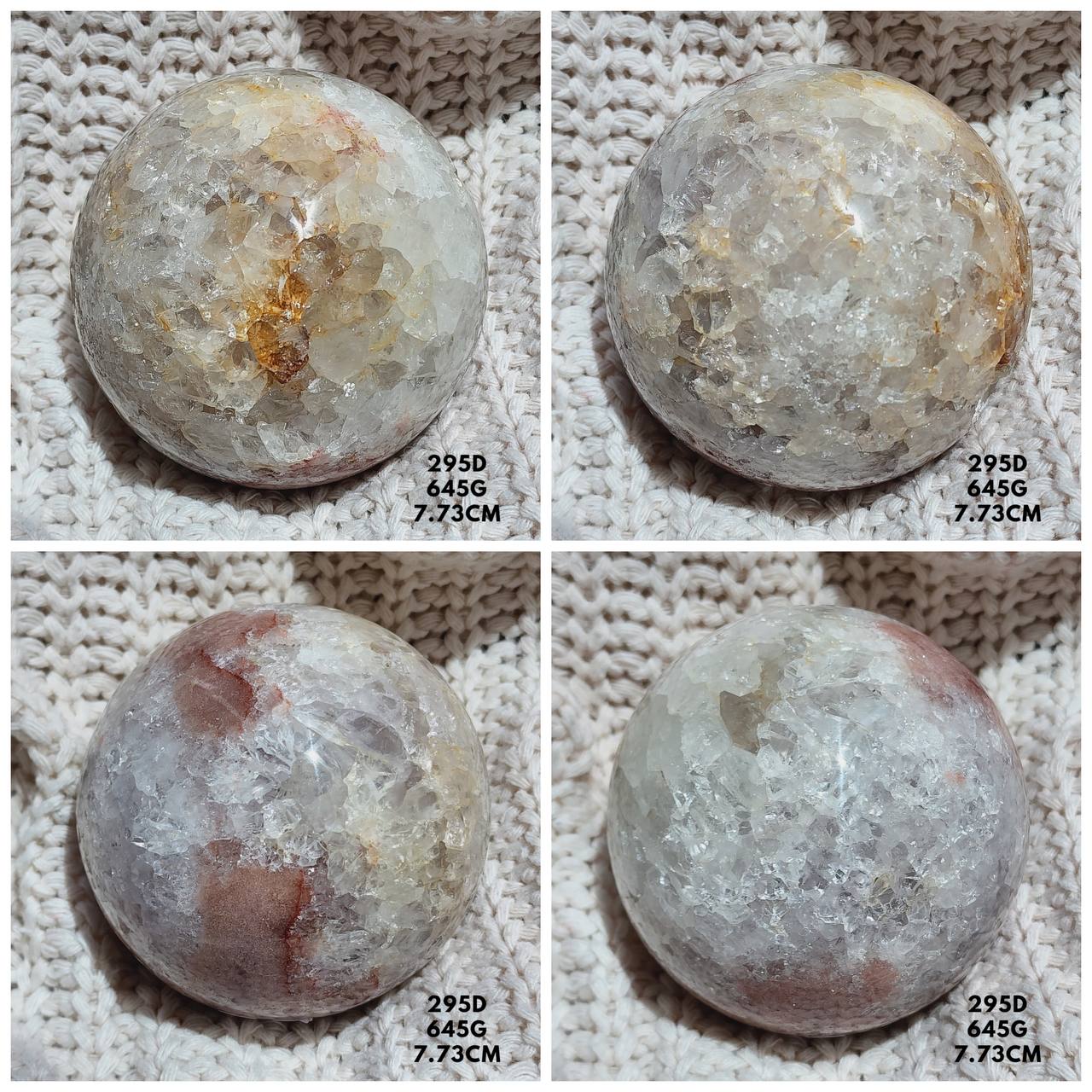 Pink Amethyst Spheres