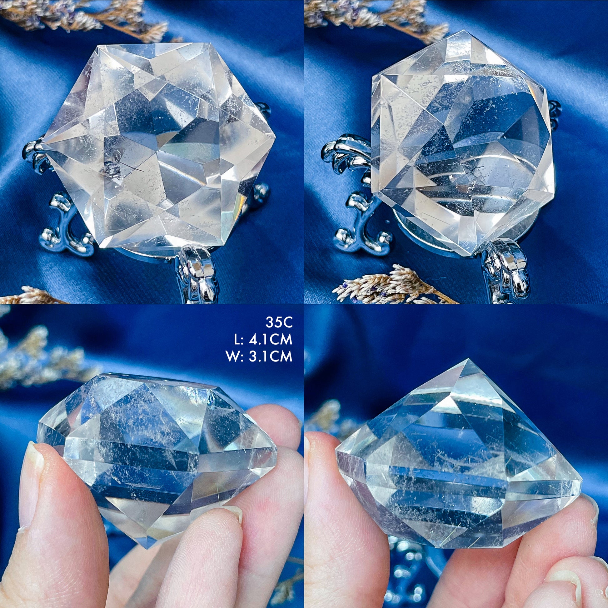 Clear Quartz Diamond