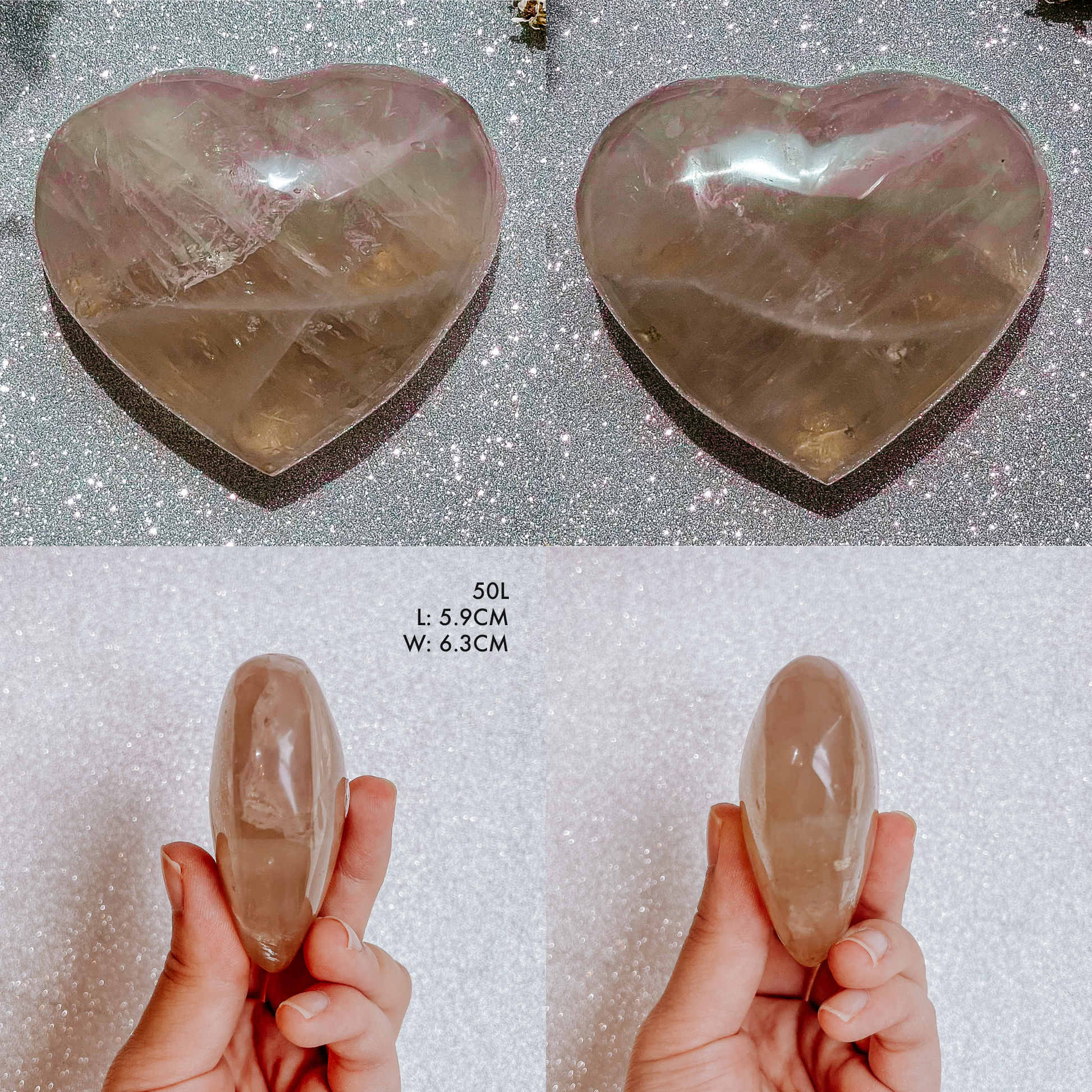 Rose Quartz Madagascar Heart