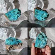 Load image into Gallery viewer, Druzy Chrysocolla on Matrix
