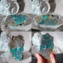 Load image into Gallery viewer, Druzy Chrysocolla on Matrix
