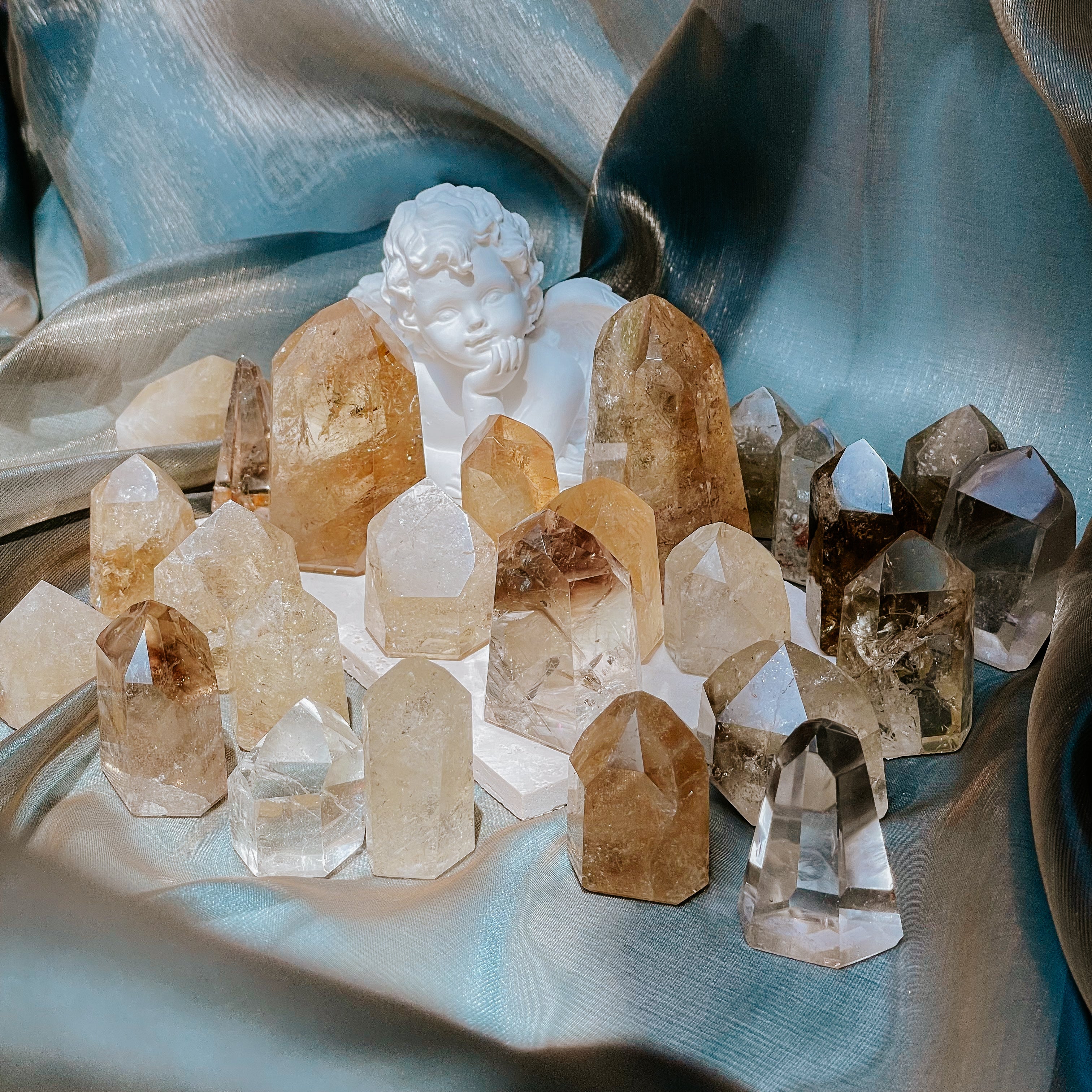 Citrine Towers from Brazil