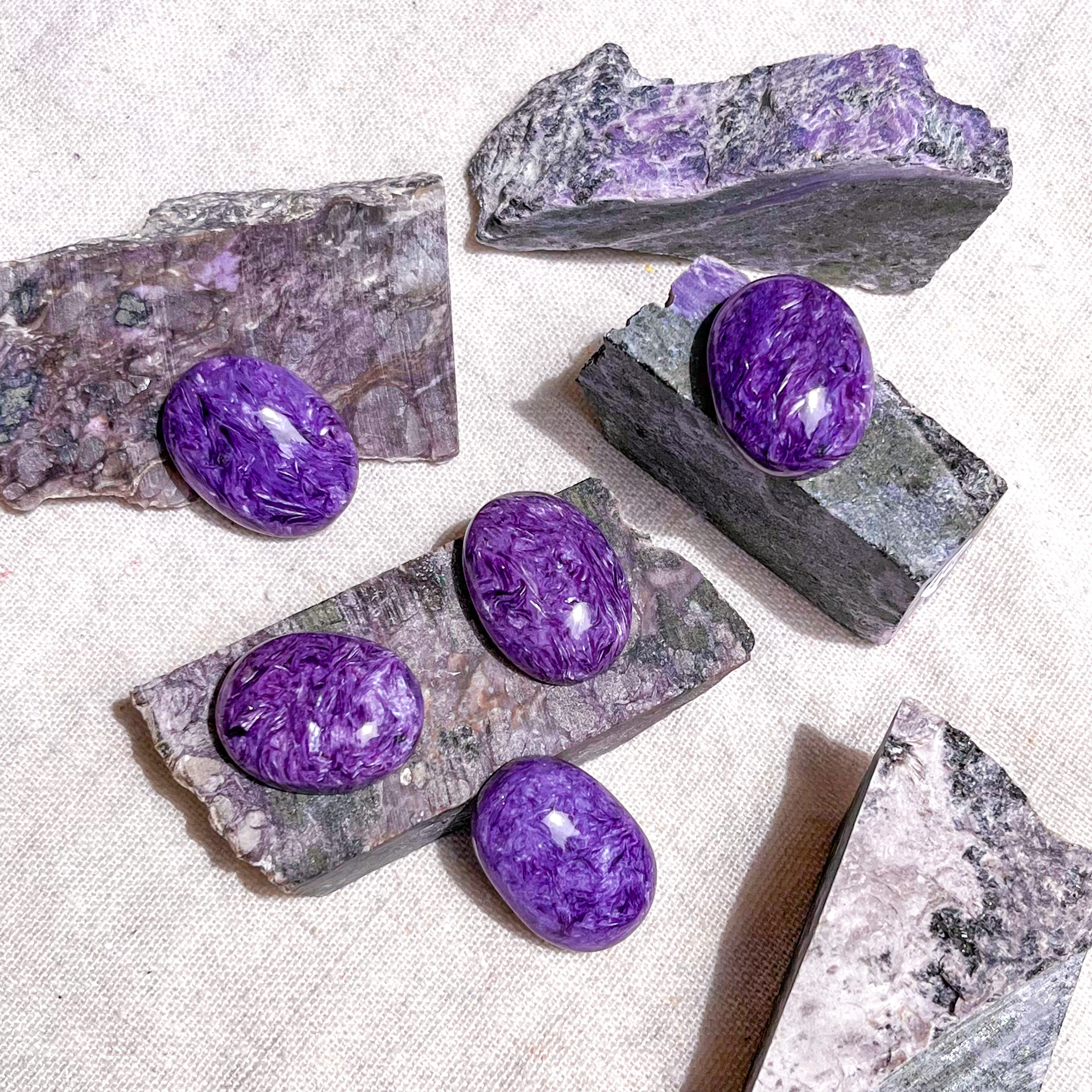 Rare Charoite Cabochon