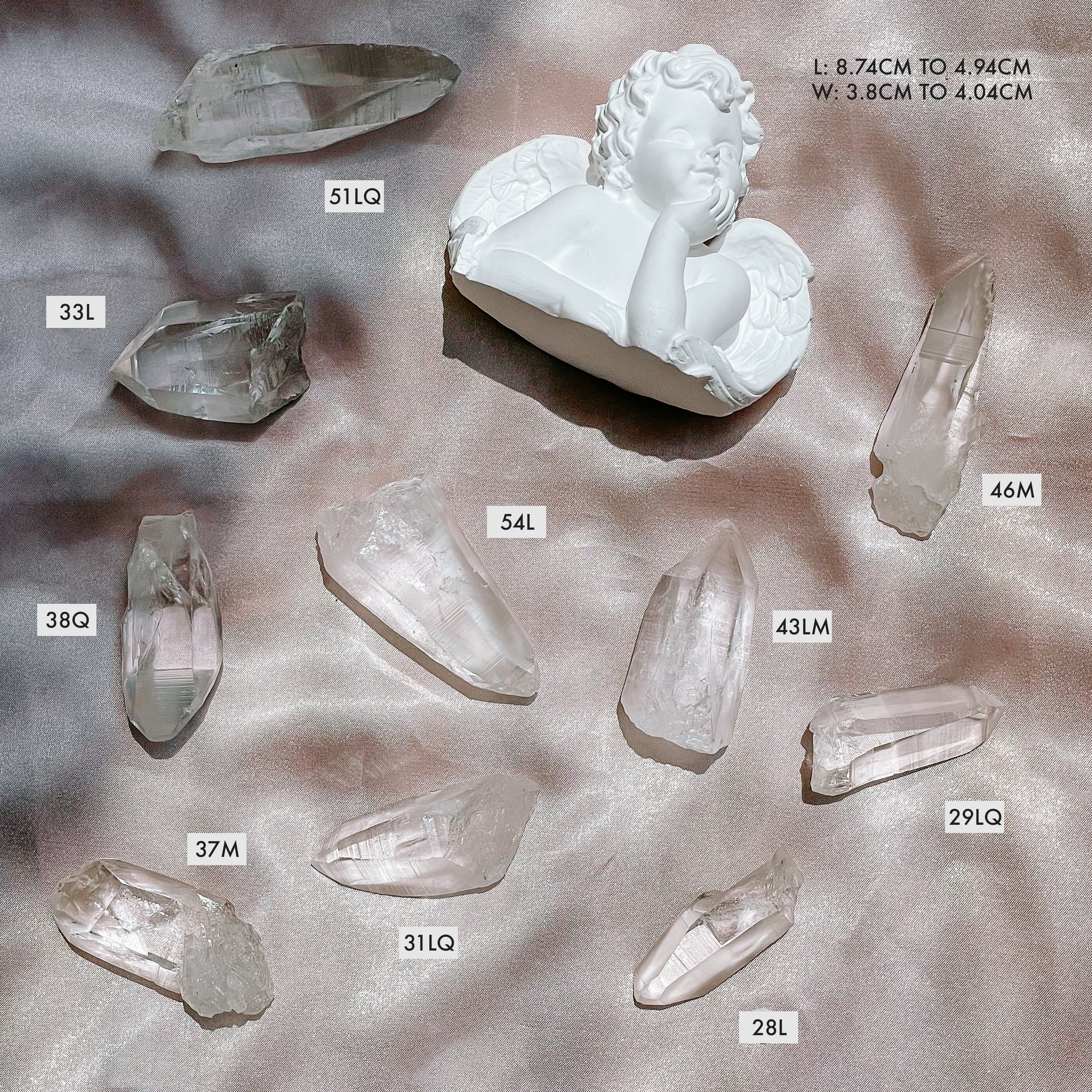 Lemurian Quartz Crystals