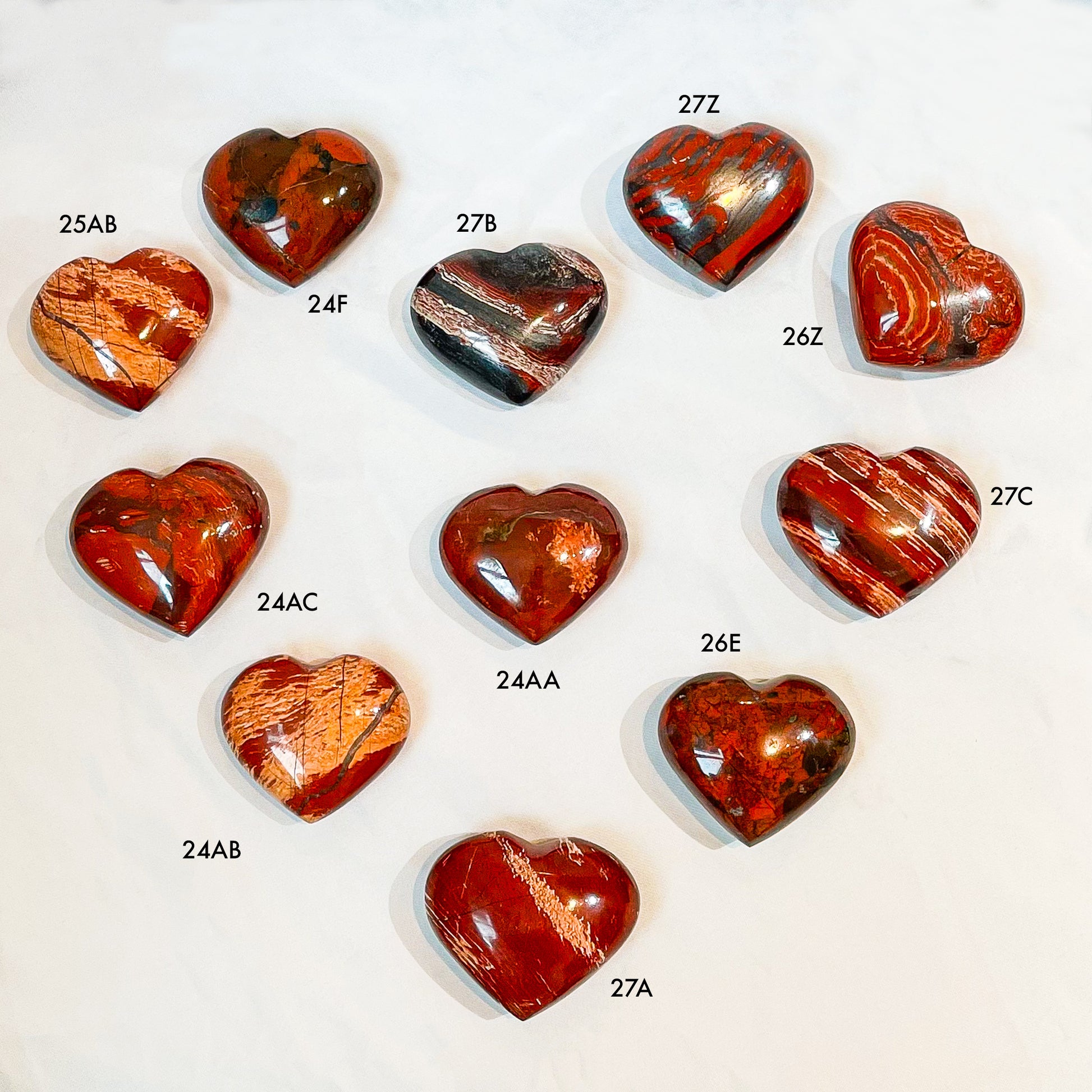 Snakeskin Jasper Heart