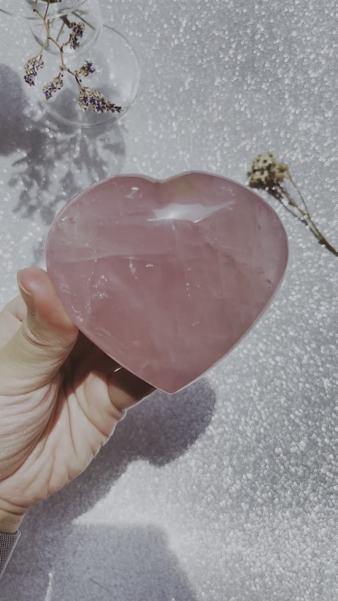Rose Quartz Madagascar Heart