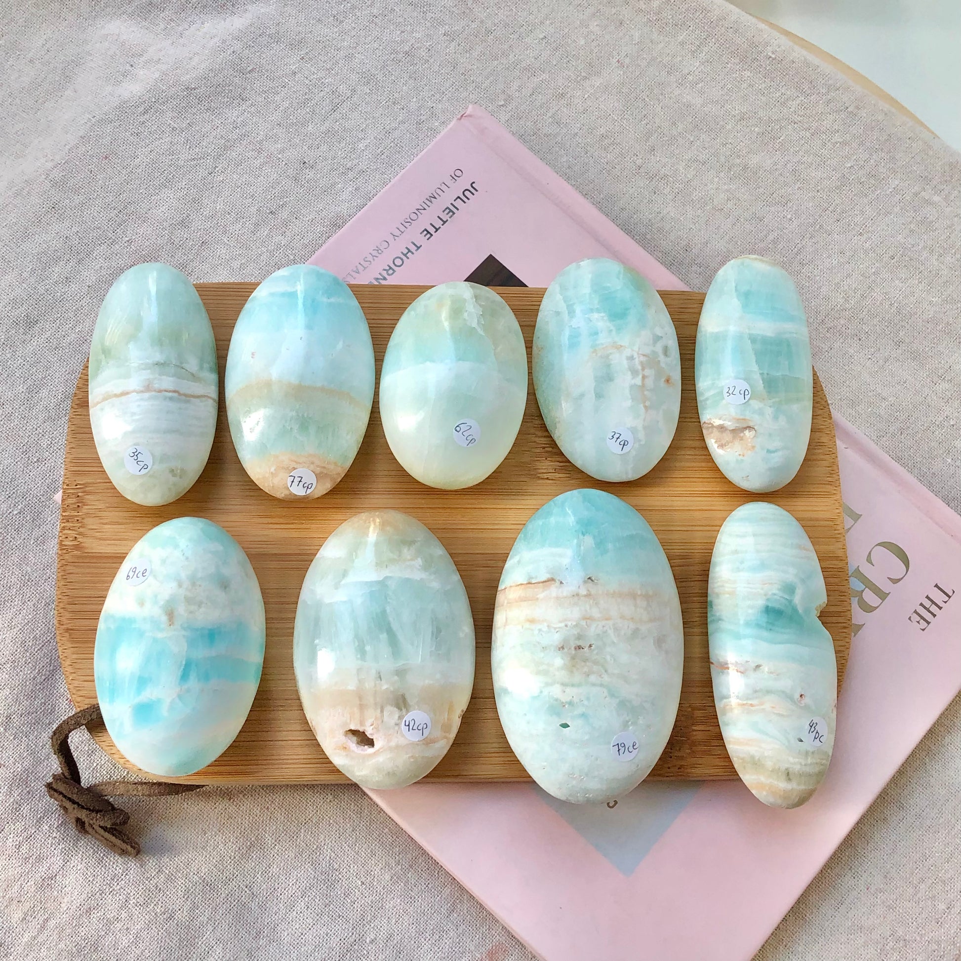 Caribbean Calcite Palmstones (Medium to Large)