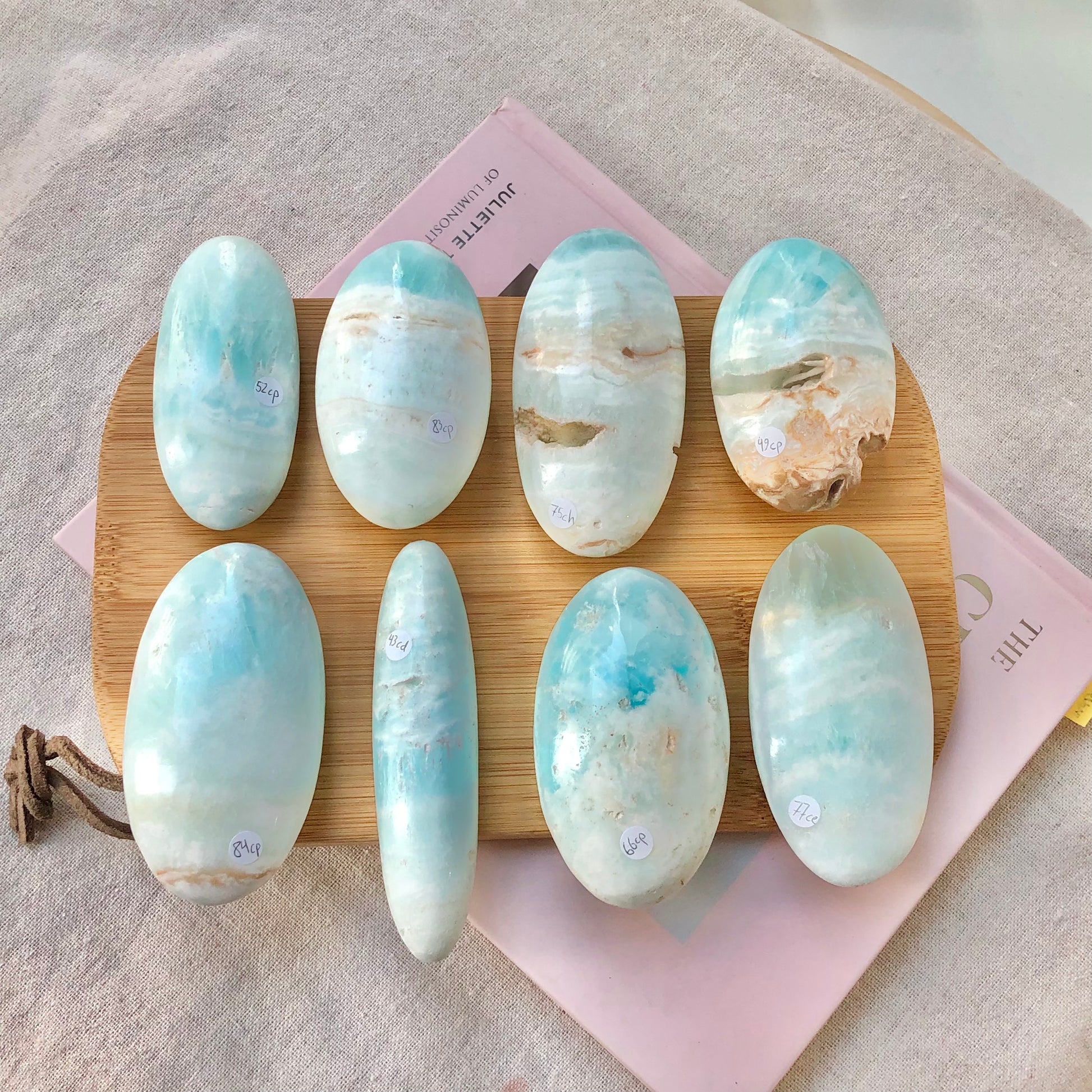 Caribbean Calcite Palmstones (Medium to Large)
