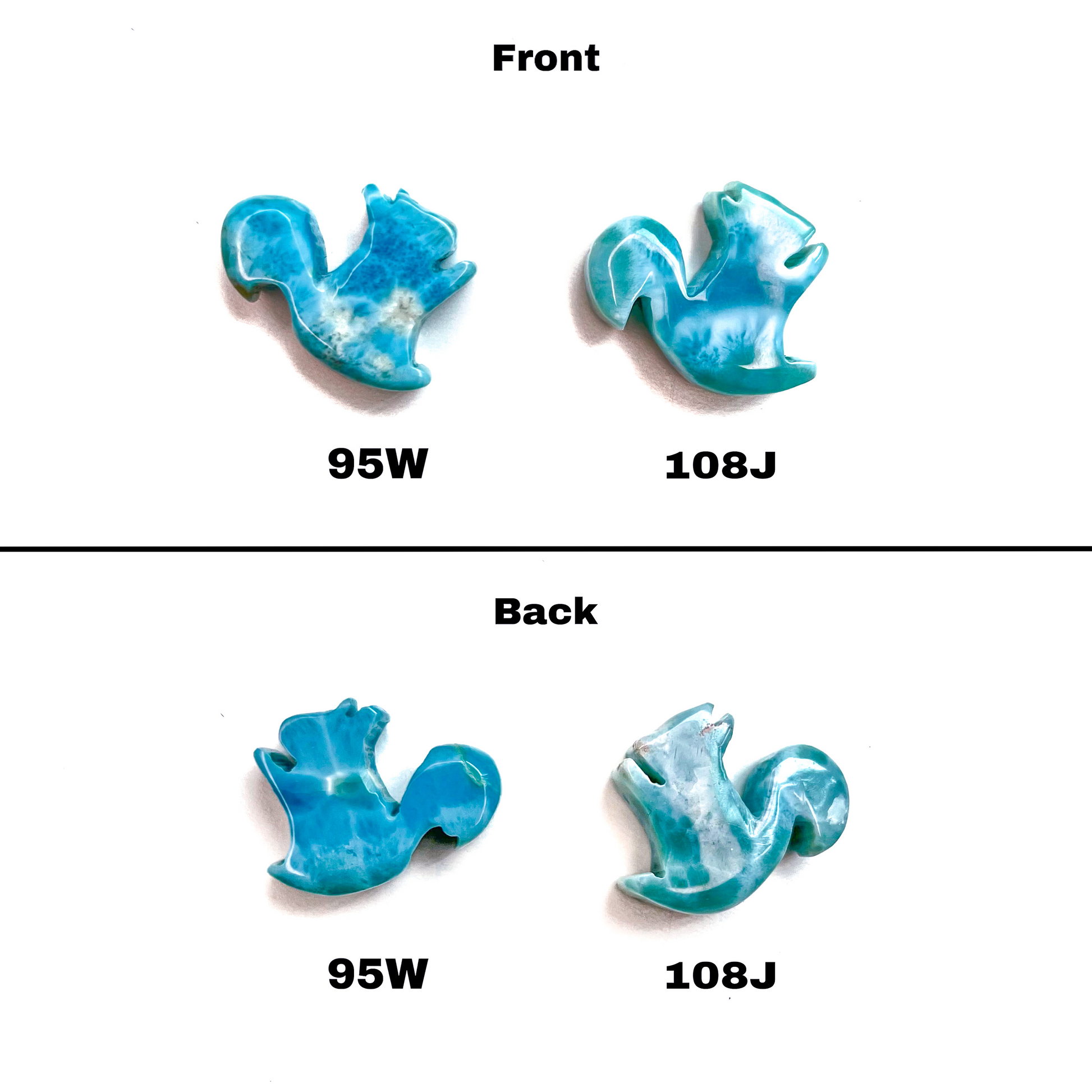 High Quality Larimar Carving