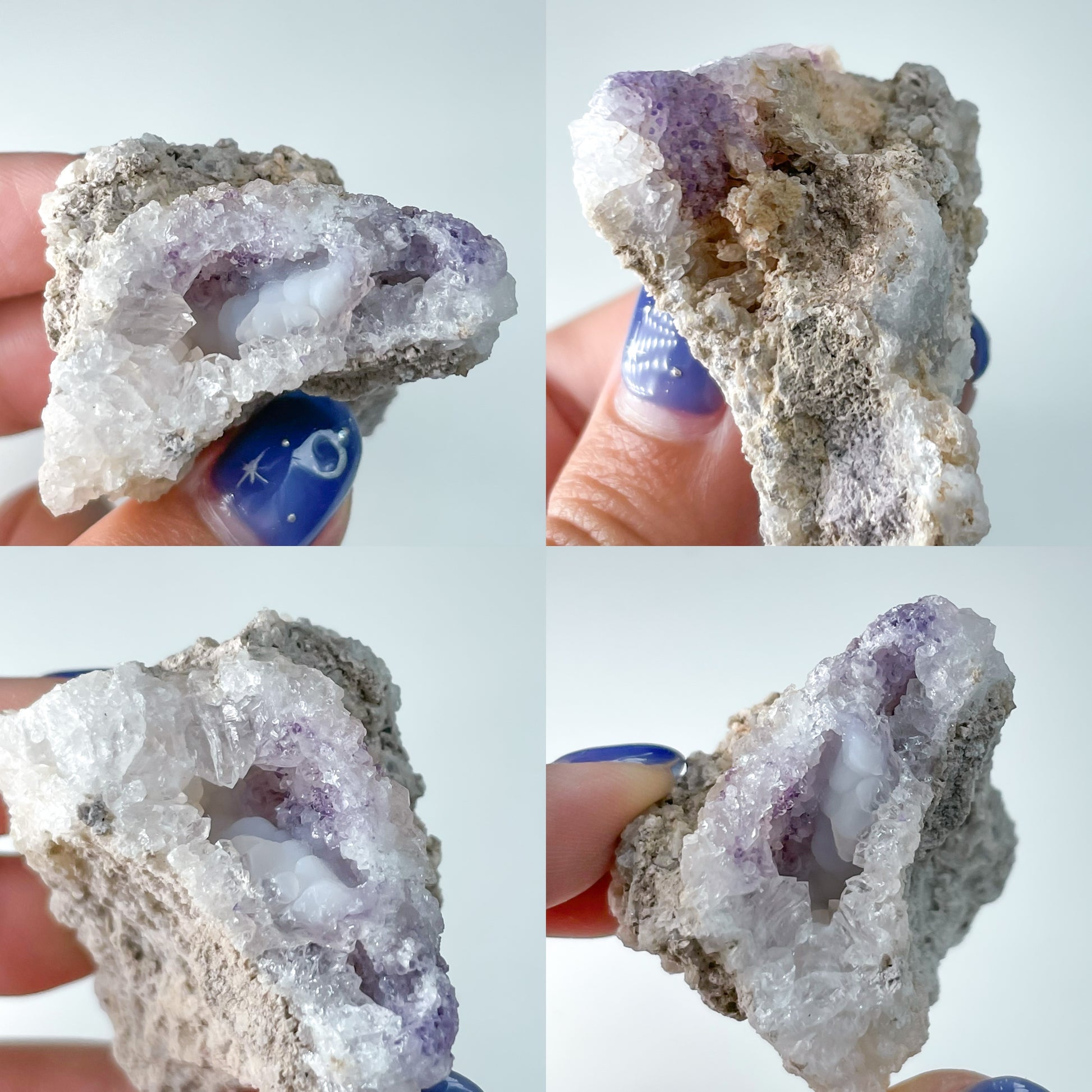 Fluorite Chalcedony Geodes / Spirit Flower Geodes