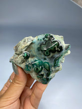 Load image into Gallery viewer, Semi-Polished Chrysocolla on Matrix D
