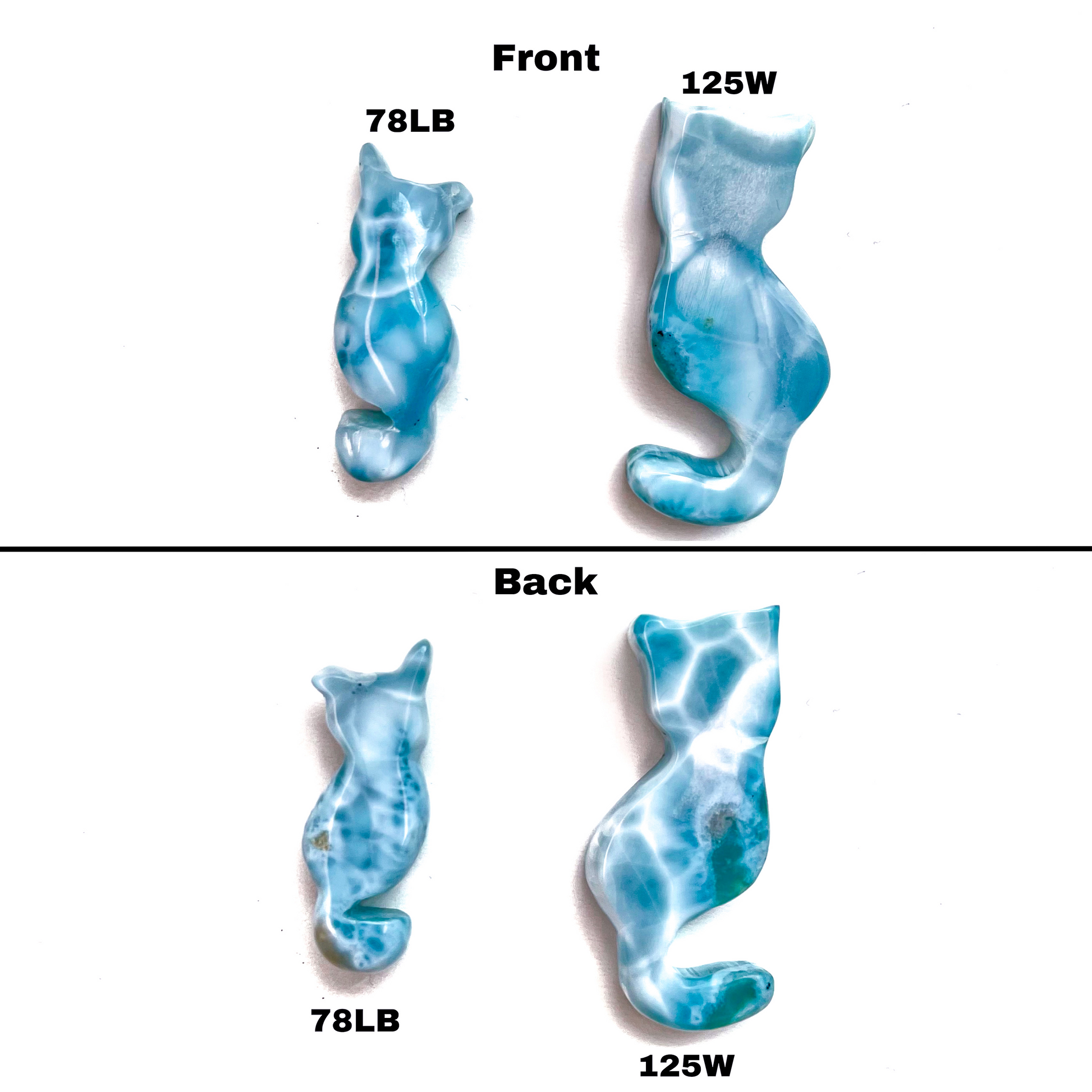 High Quality Larimar Carving