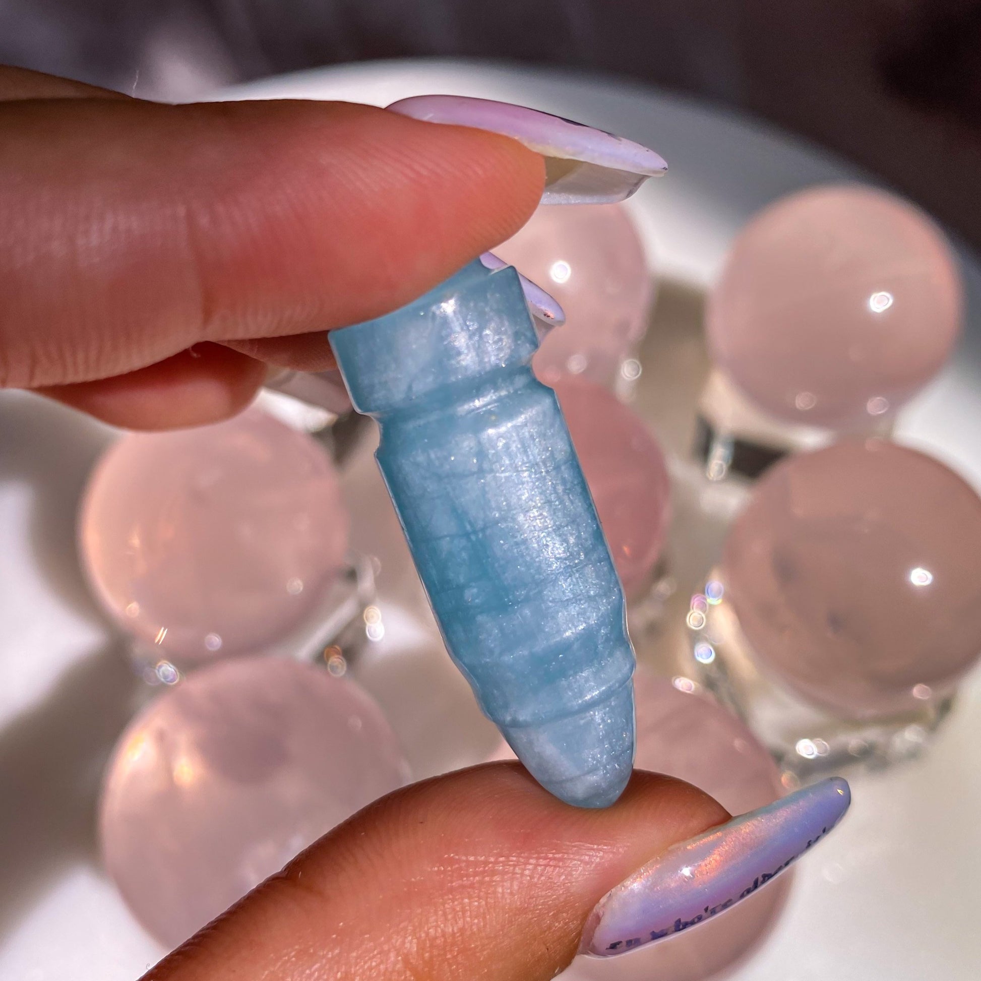 Flashy Aquamarine Bullet (D)