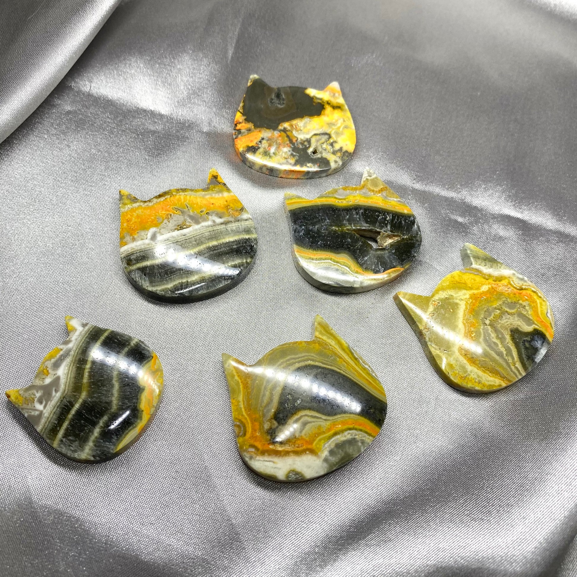 Bumblebee Jasper Cat Head
