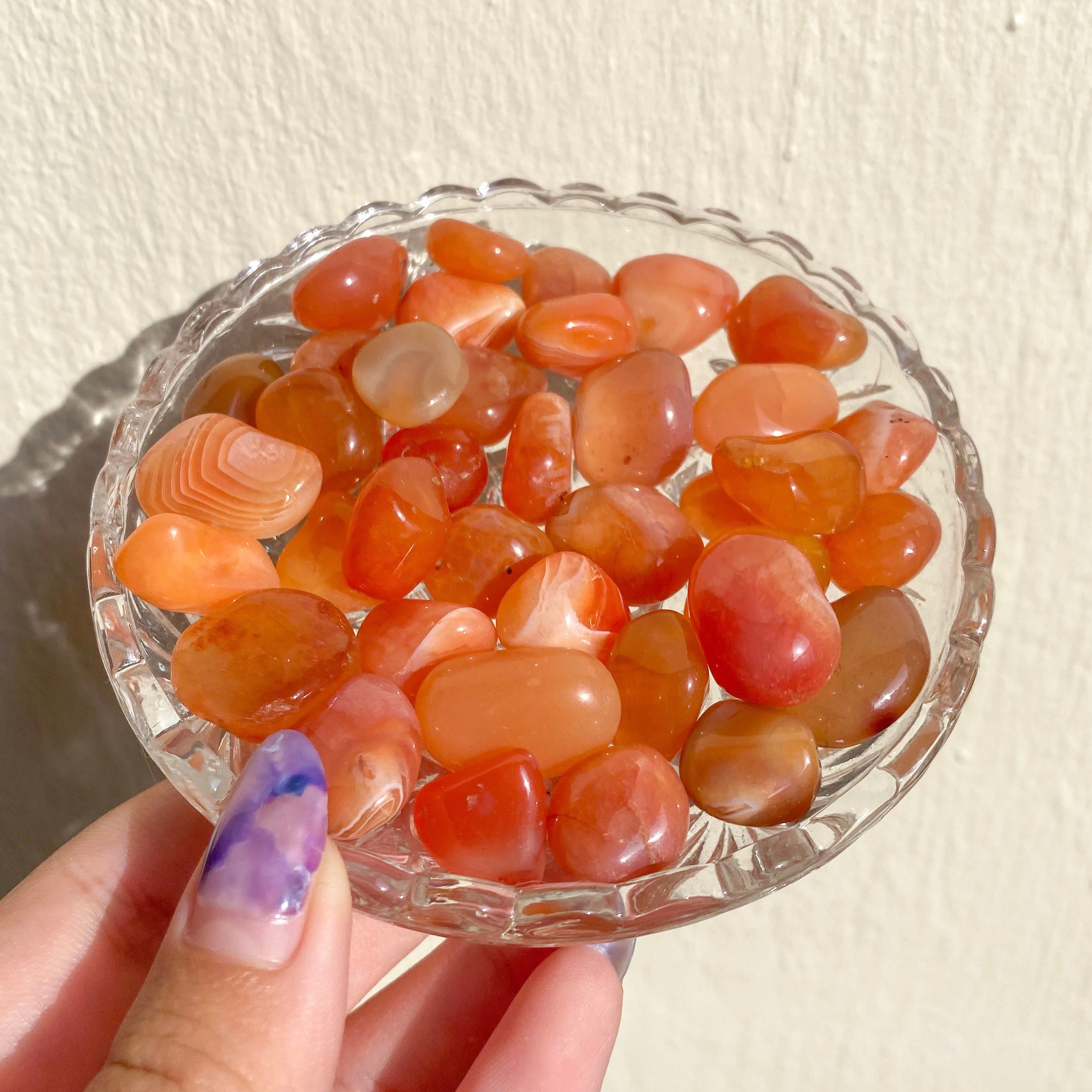 Carnelian Mini Jellybean Tumbles