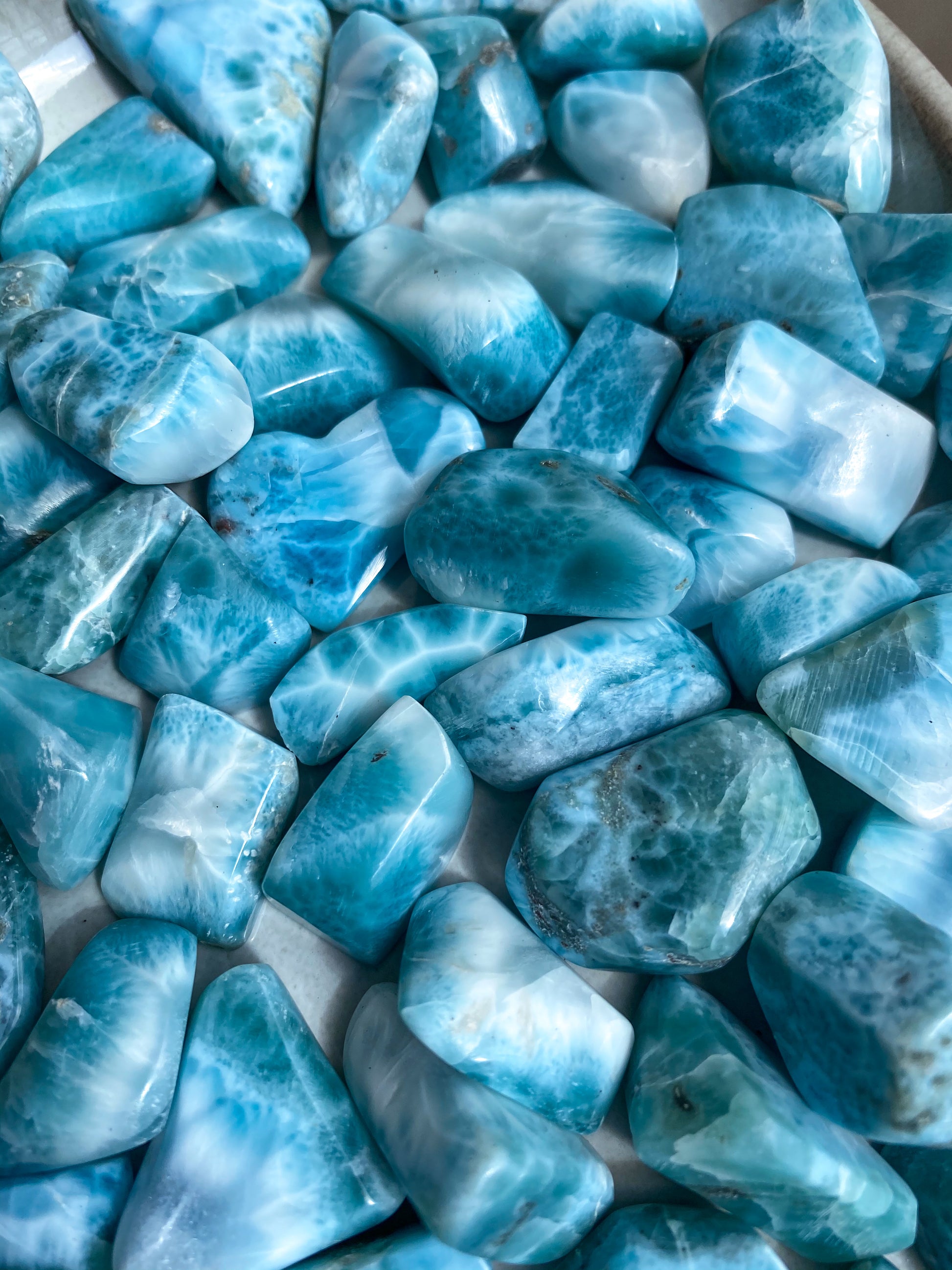 High Quality Larimar Tumble