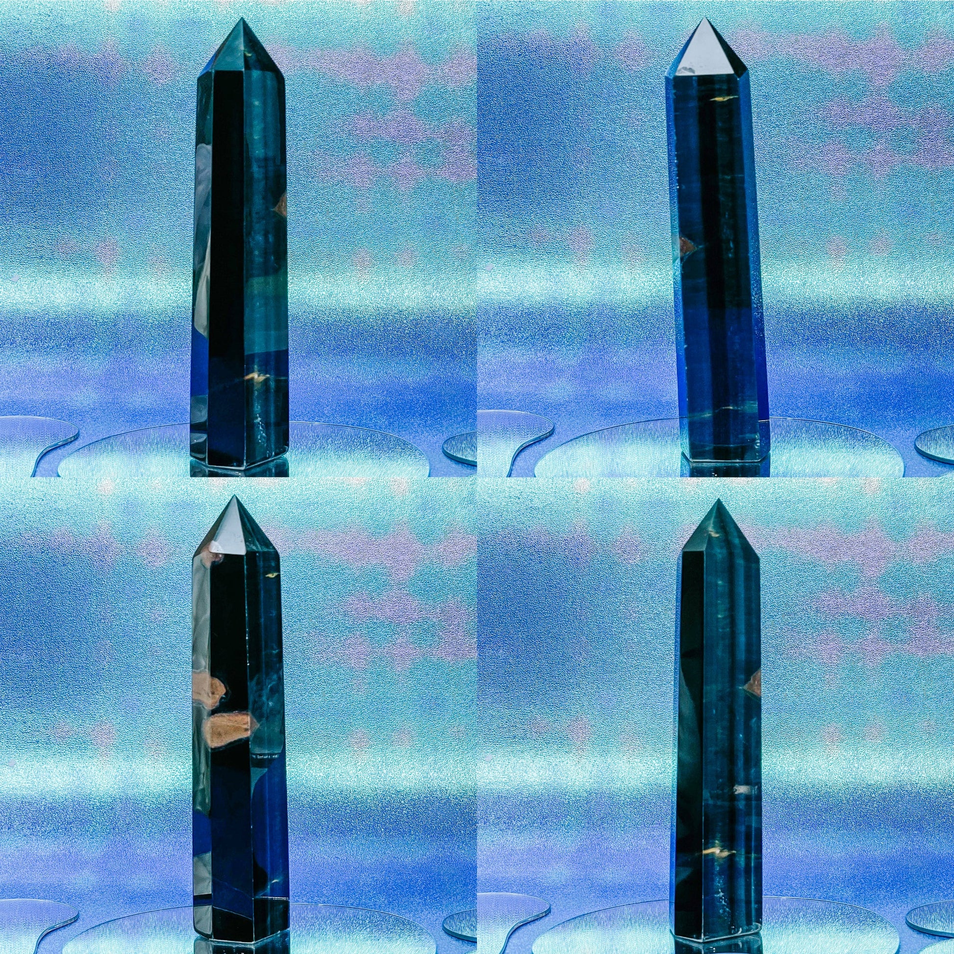 Blue Tiger Eye Towers