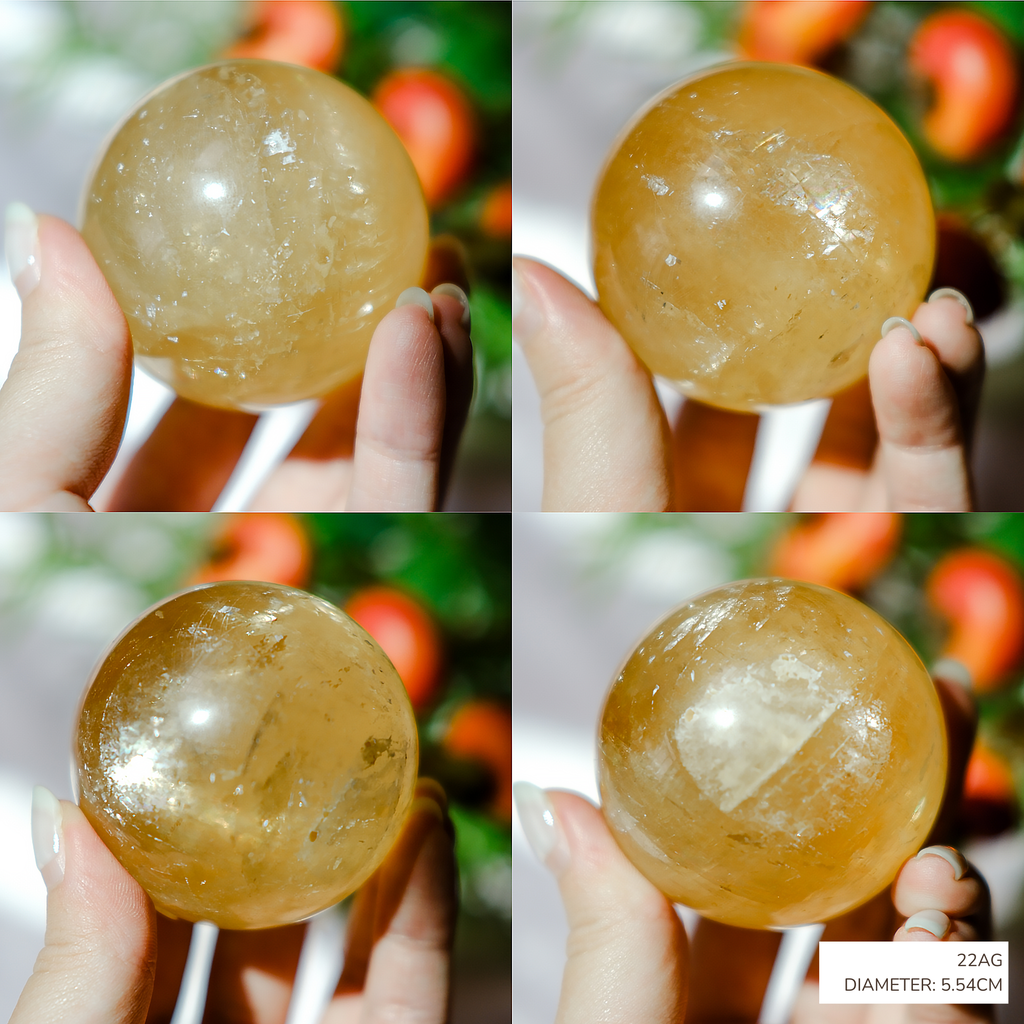 Orange Calcite Sphere