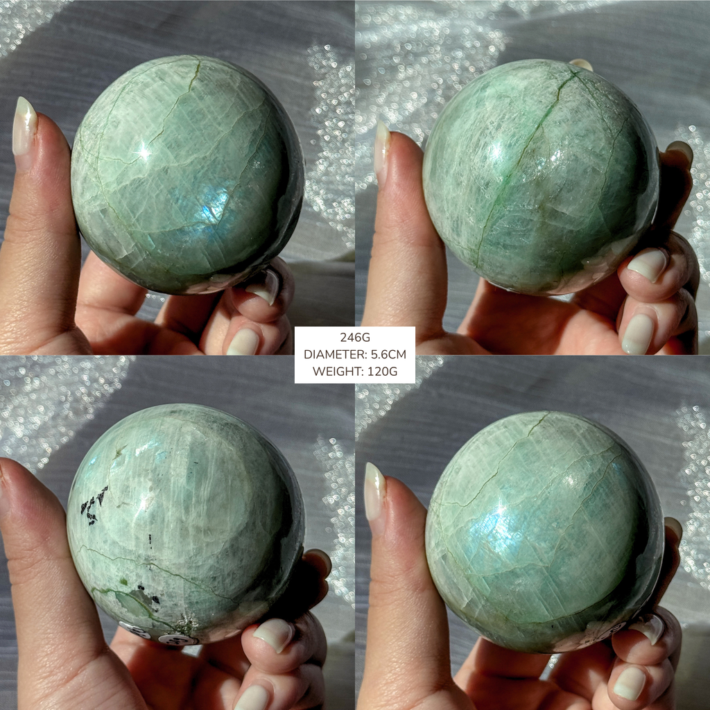 Mystical Garnierite Sphere