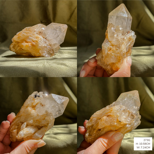 Raw Citrine Cluster B