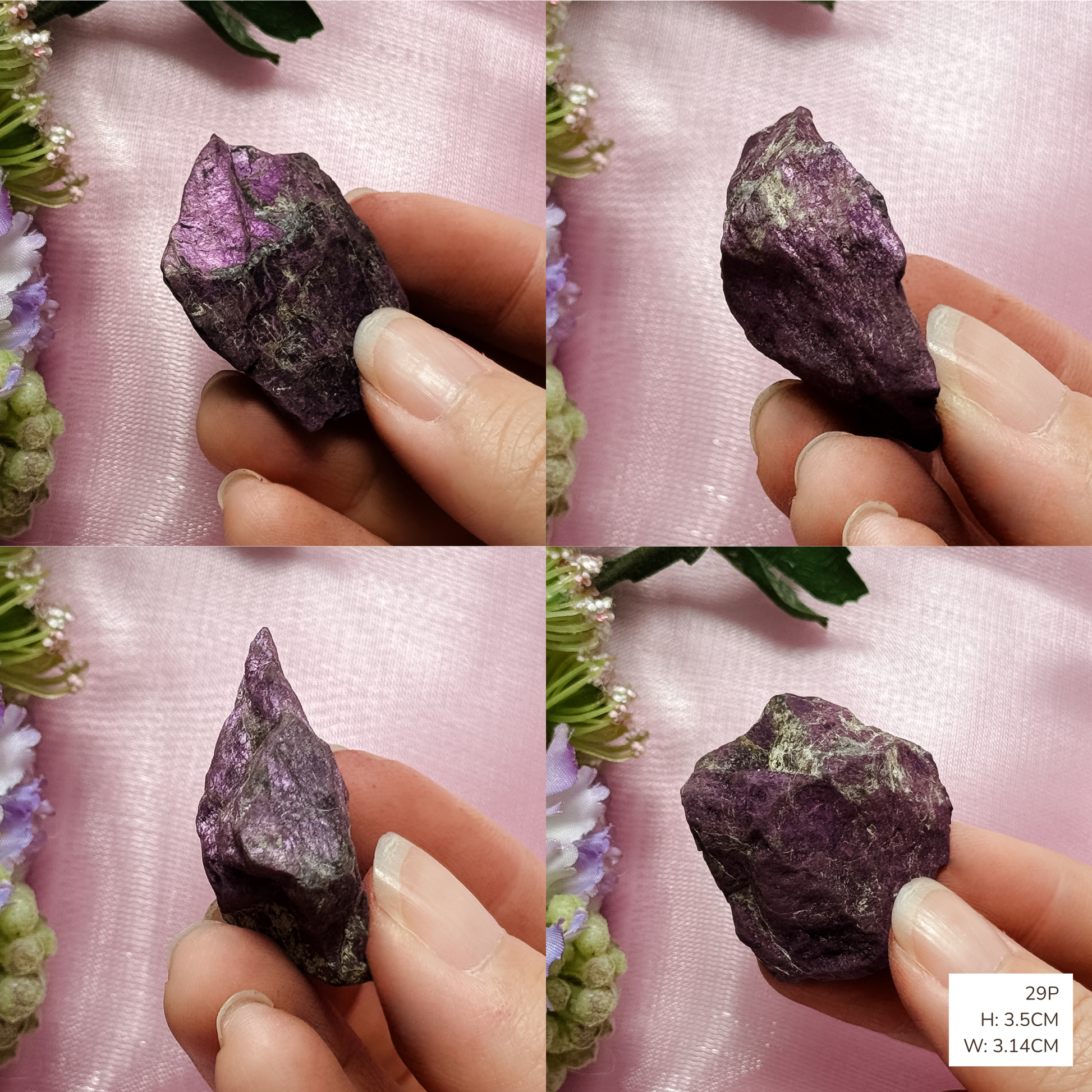 Purpurite Raw Specimens from Namibia
