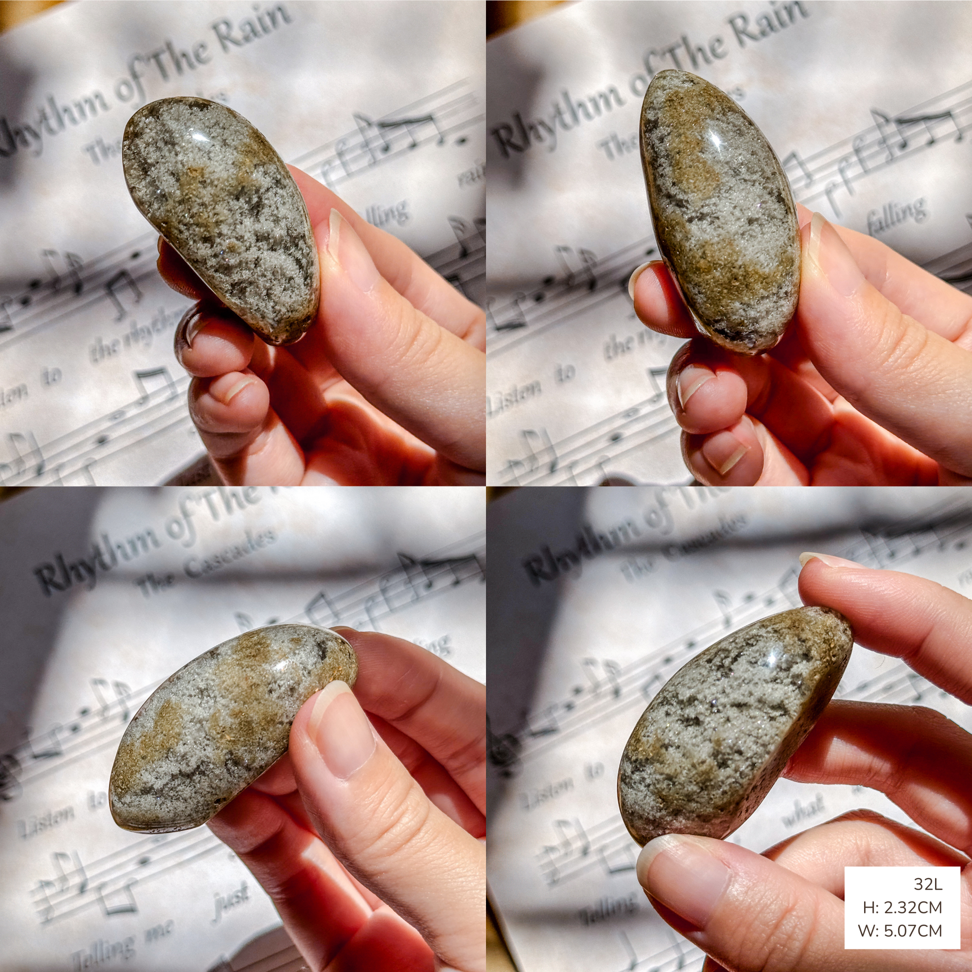 Lodolite Garden Quartz Lenses