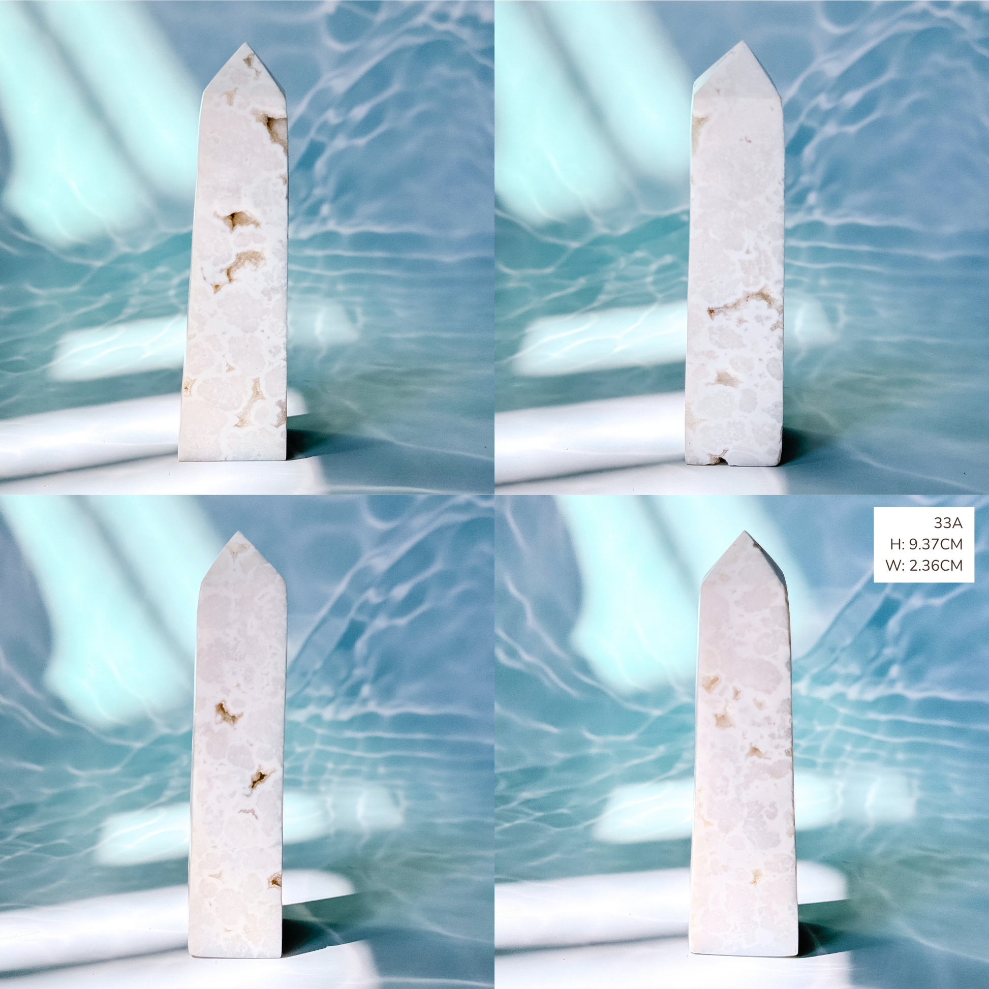 White Druzy Towers