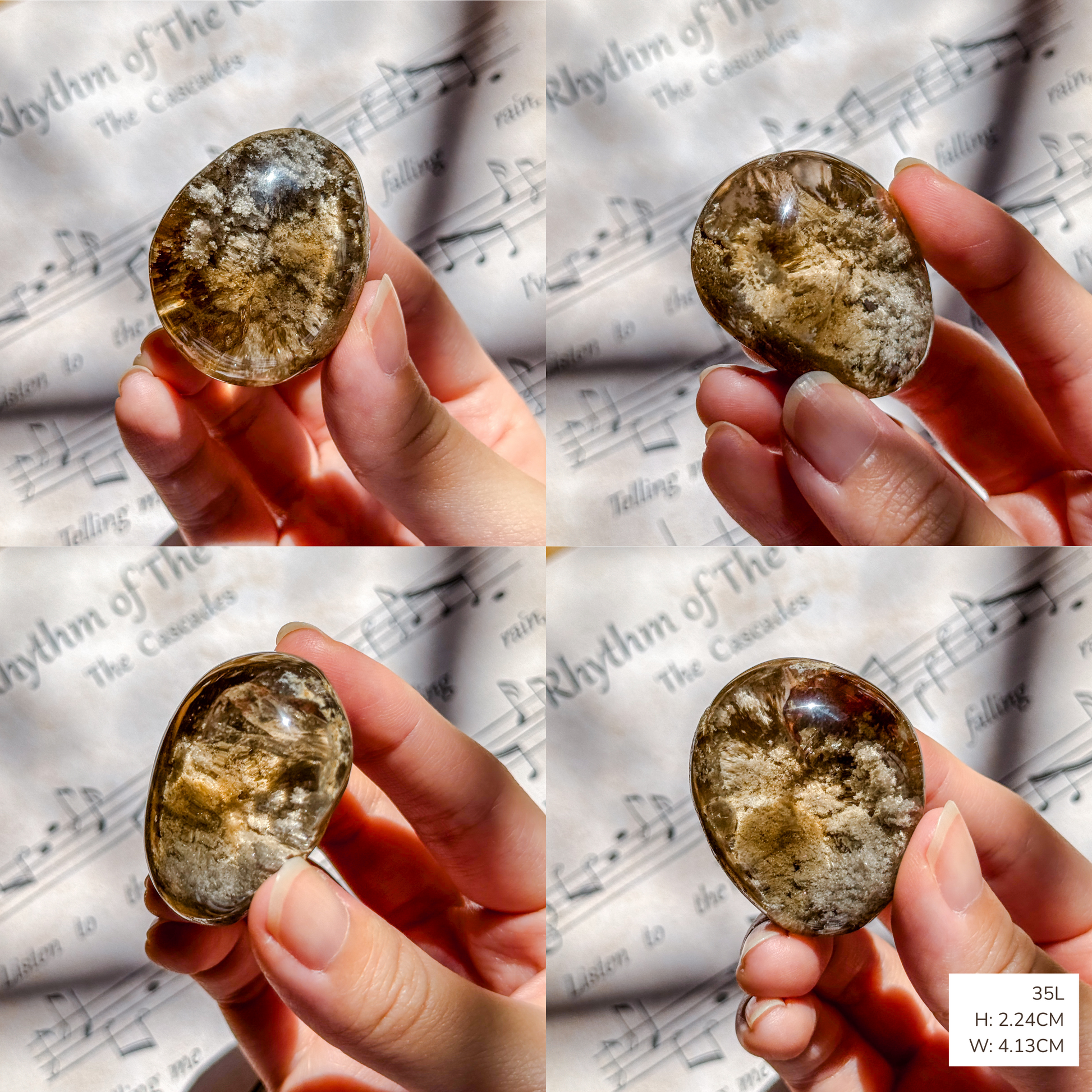 Lodolite Garden Quartz Lenses