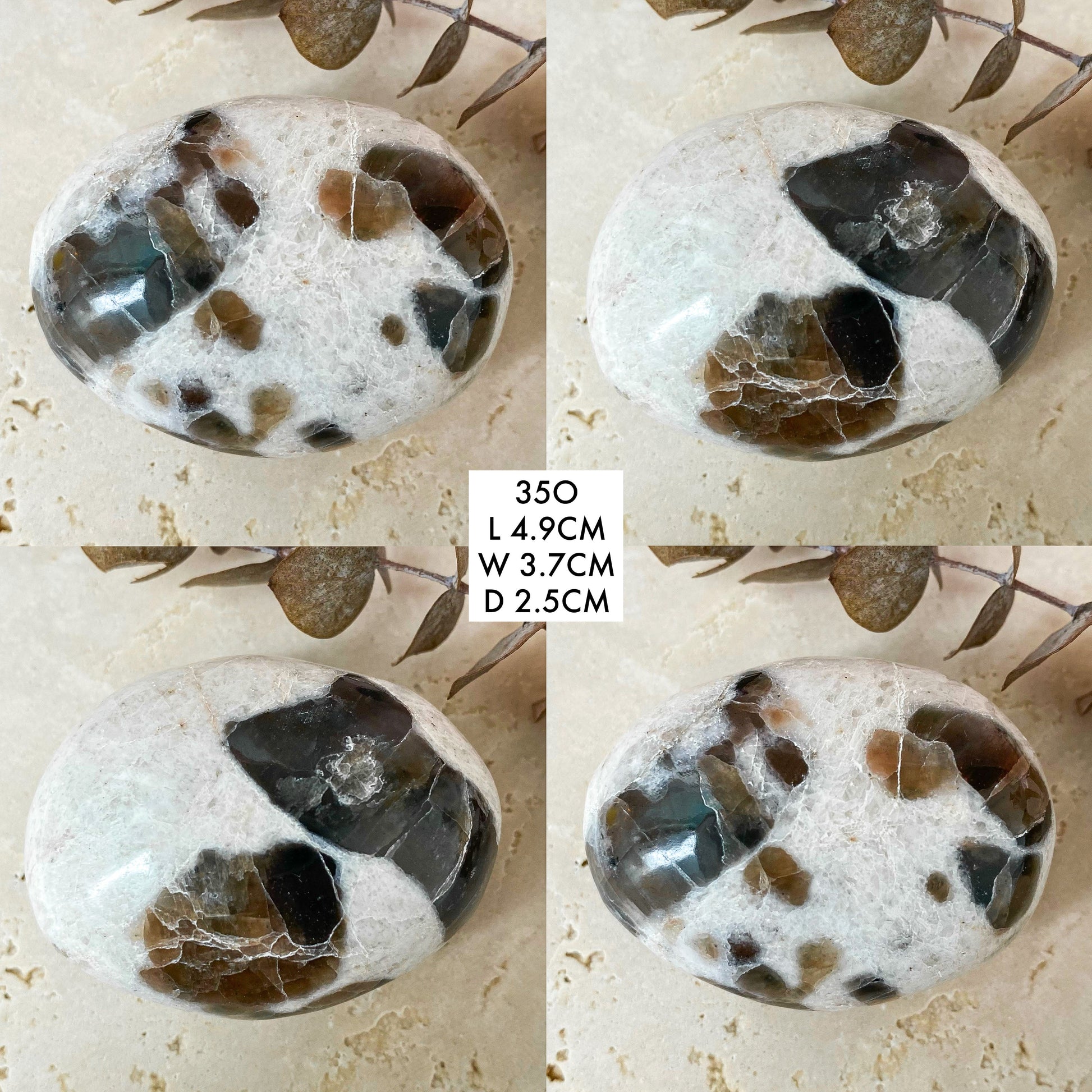 Polarity Moonstone Palms and Hearts