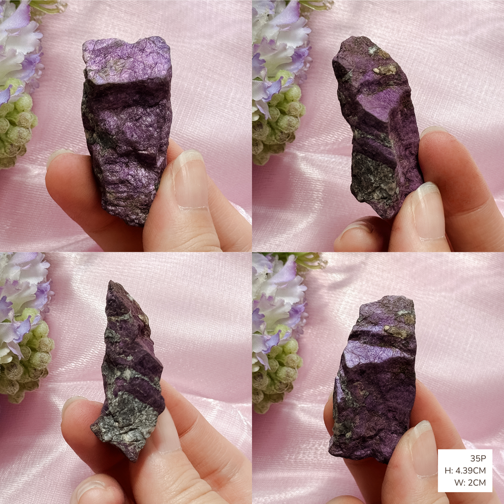 Purpurite Raw Specimens from Namibia