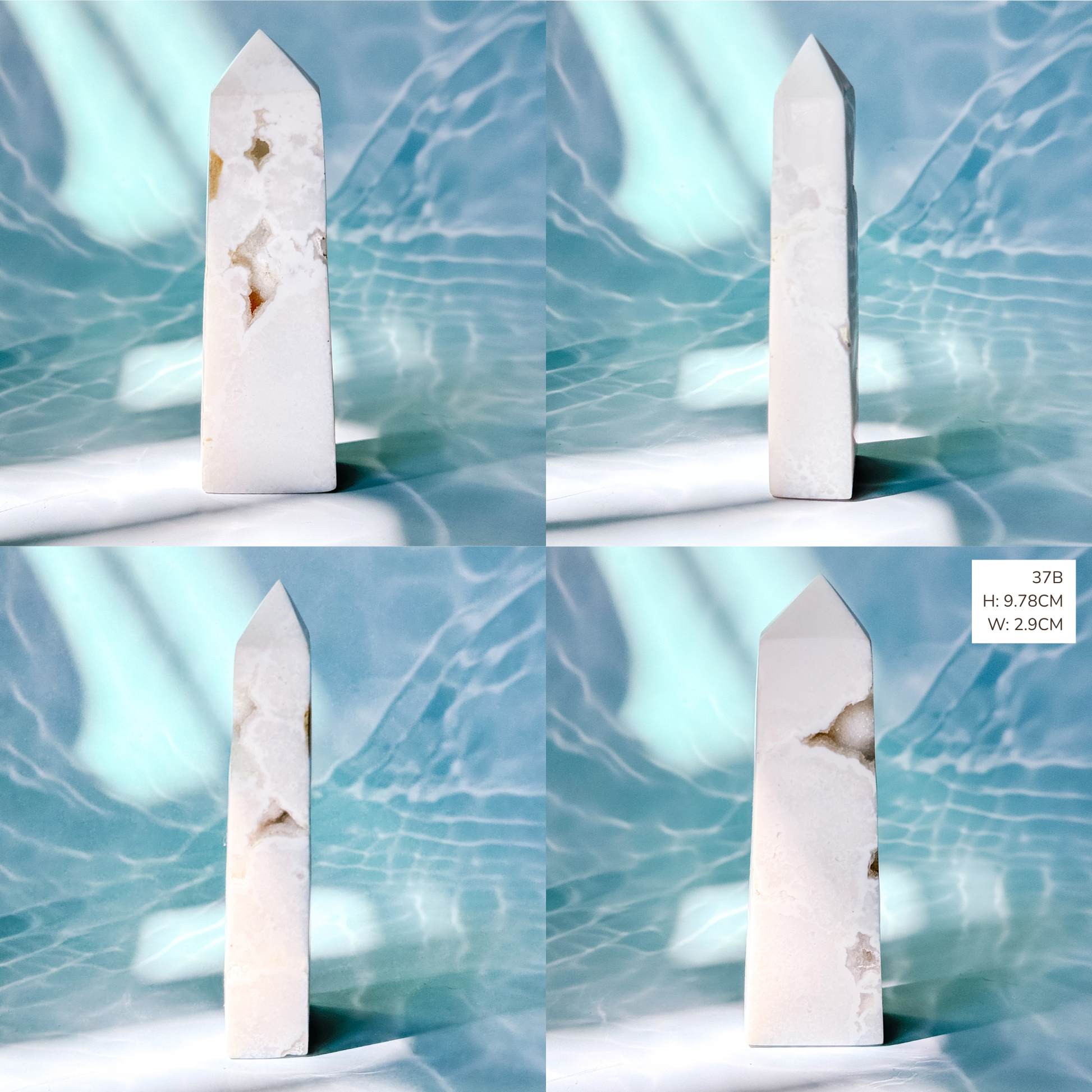 White Druzy Towers
