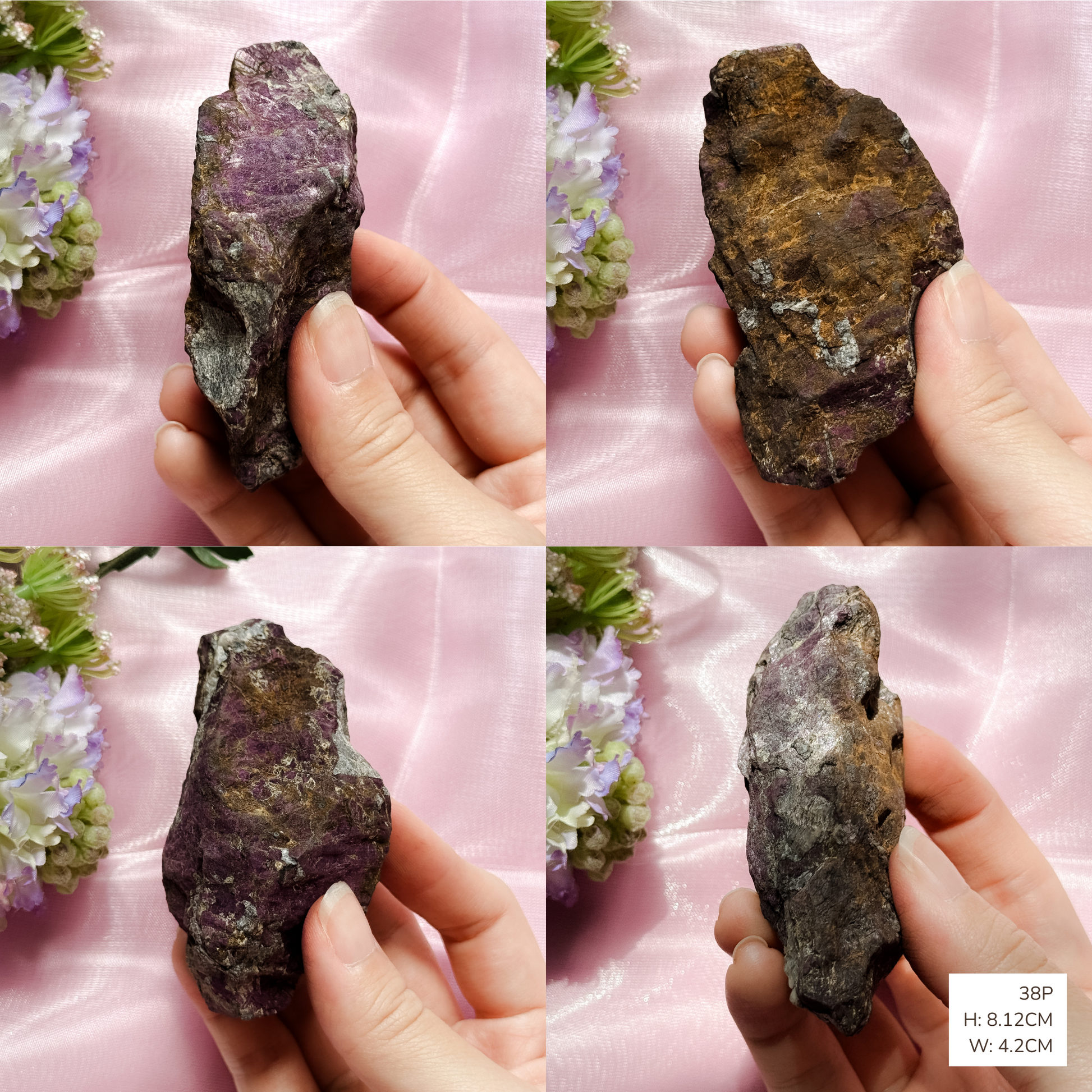 Purpurite Raw Specimens from Namibia