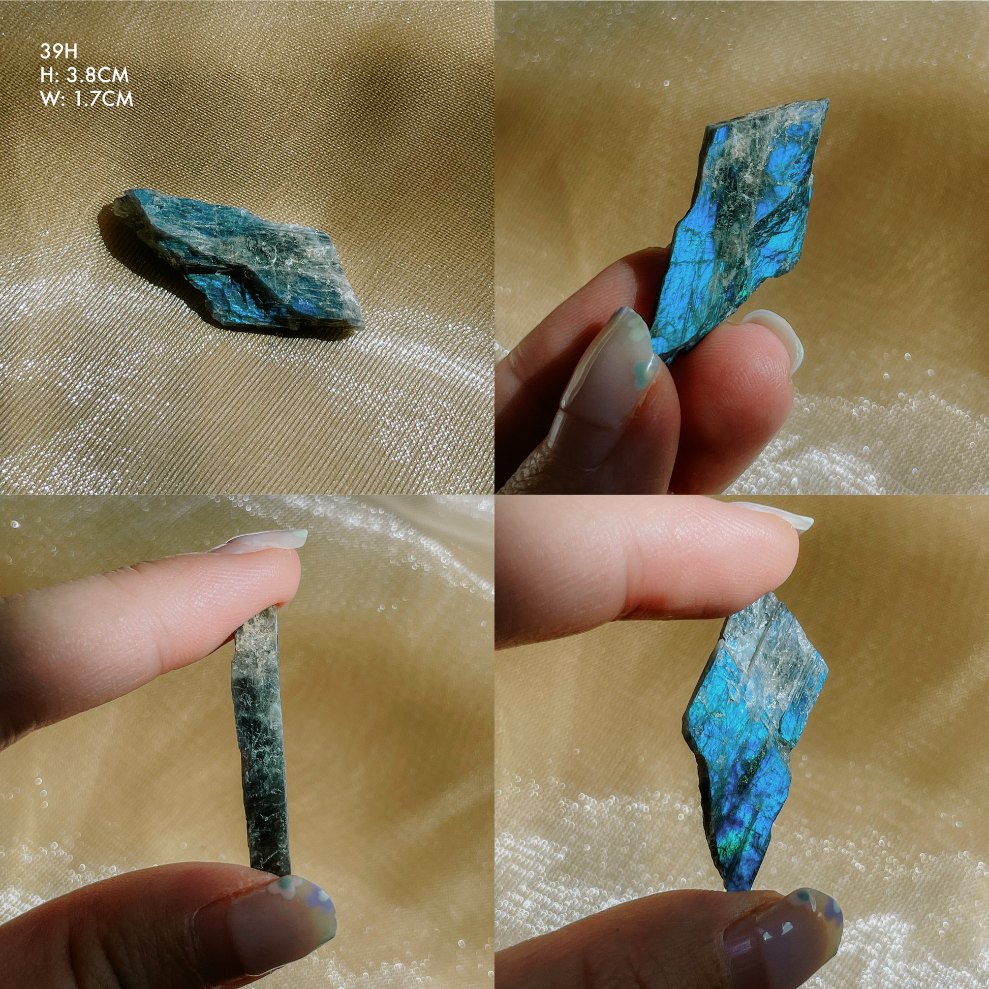 Raw Flashy Spectrolite from Finland