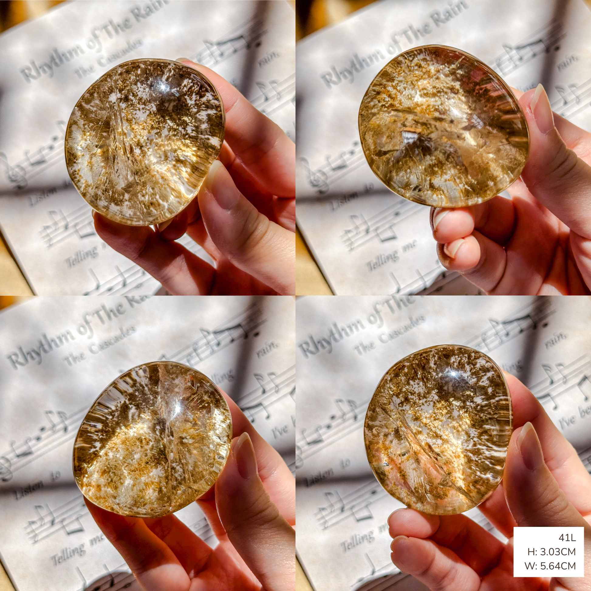 Lodolite Garden Quartz Lenses