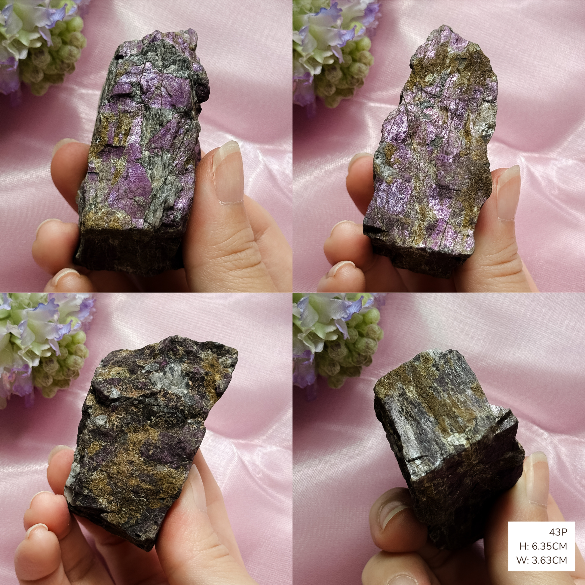 Purpurite Raw Specimens from Namibia