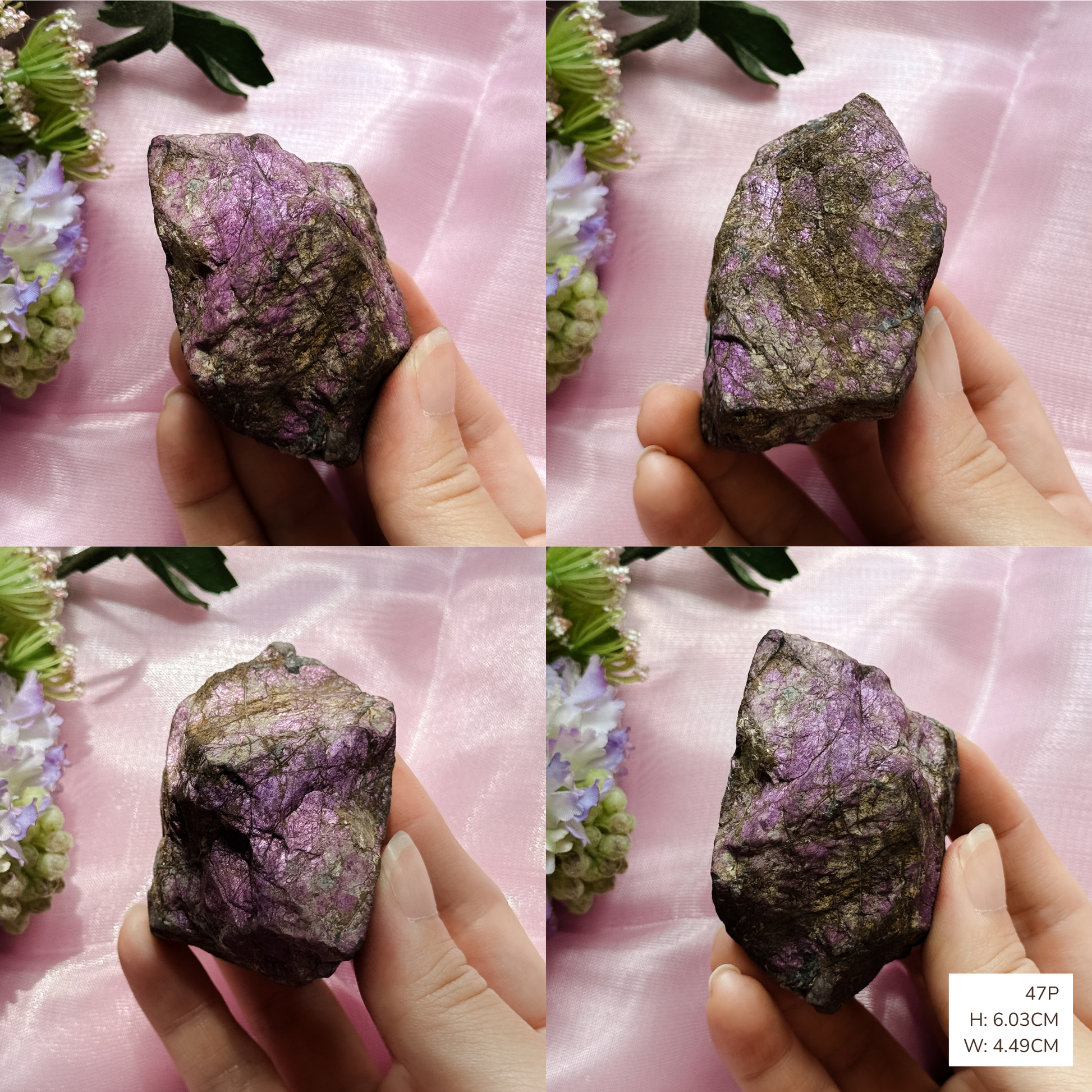 Purpurite Raw Specimens from Namibia