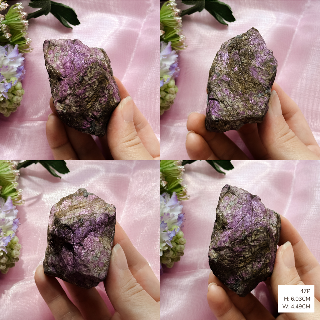 Purpurite Raw Specimens from Namibia