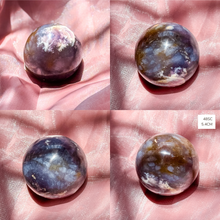 Load image into Gallery viewer, Violet Chalcedony Spheres
