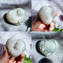 Load image into Gallery viewer, Druzy Agate Hearts
