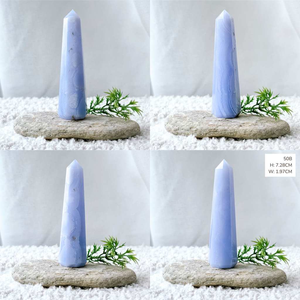 Blue Lace Agate Towers