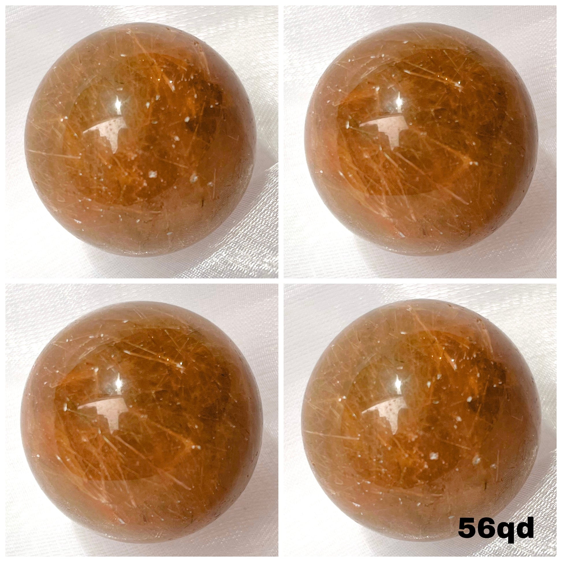 Golden Rutilated Quartz Mini Spheres