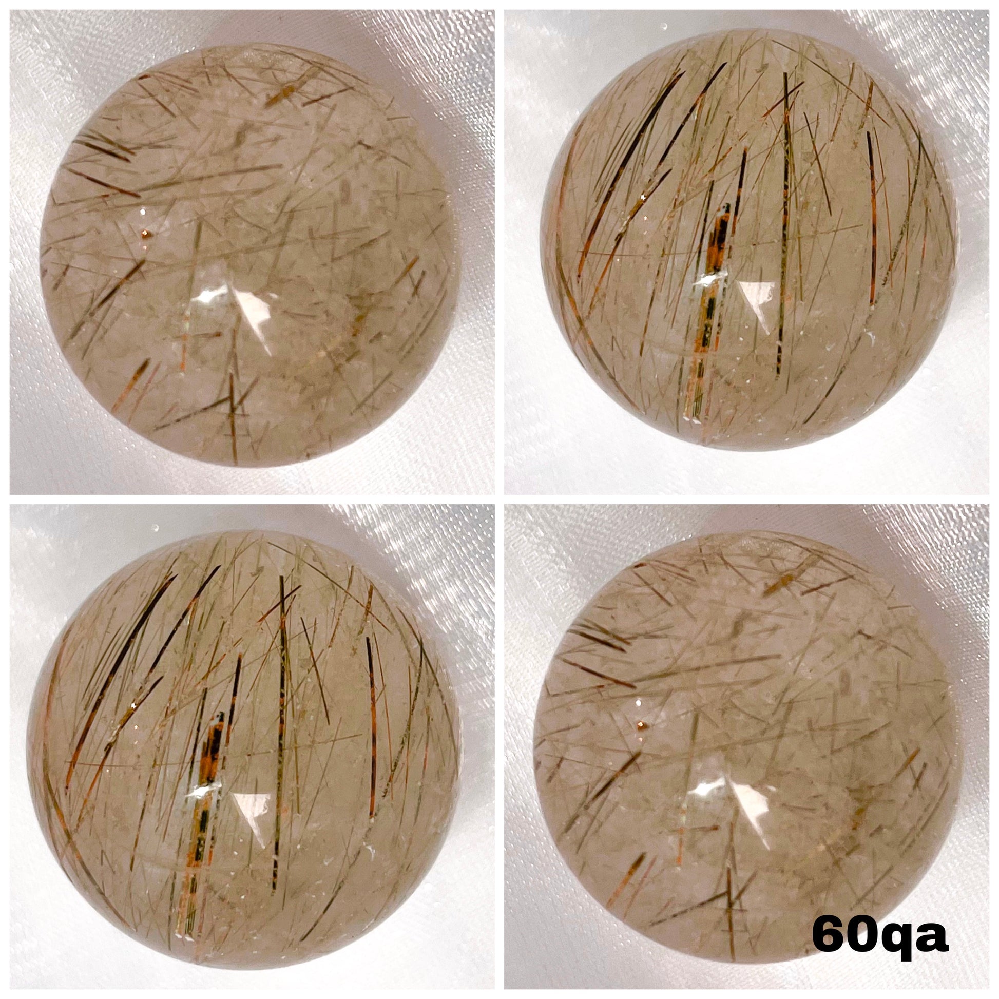 Golden Rutilated Quartz Mini Spheres