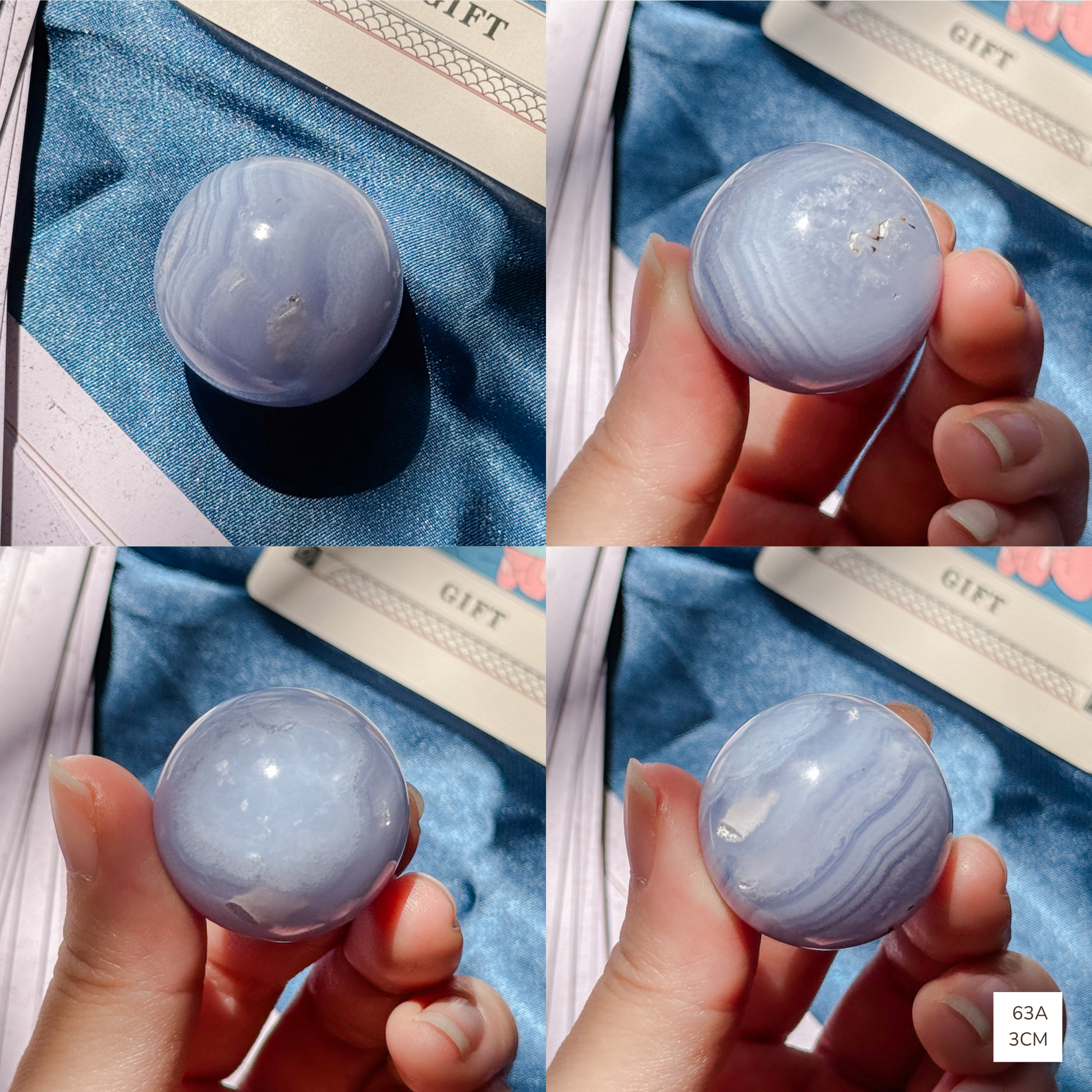 Blue Lace Agate Spheres